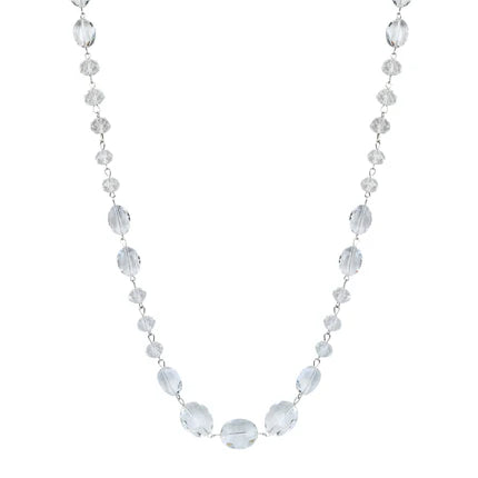 Classic Chandalier Crystal Long Necklaces N1130-Clear
