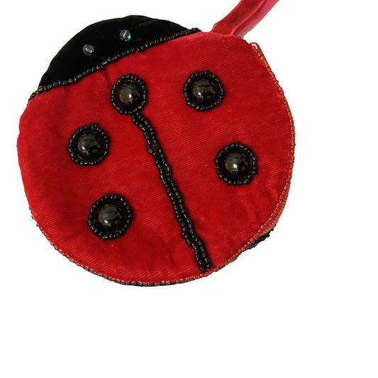Lady Bug Velvet Coin Purse V0708