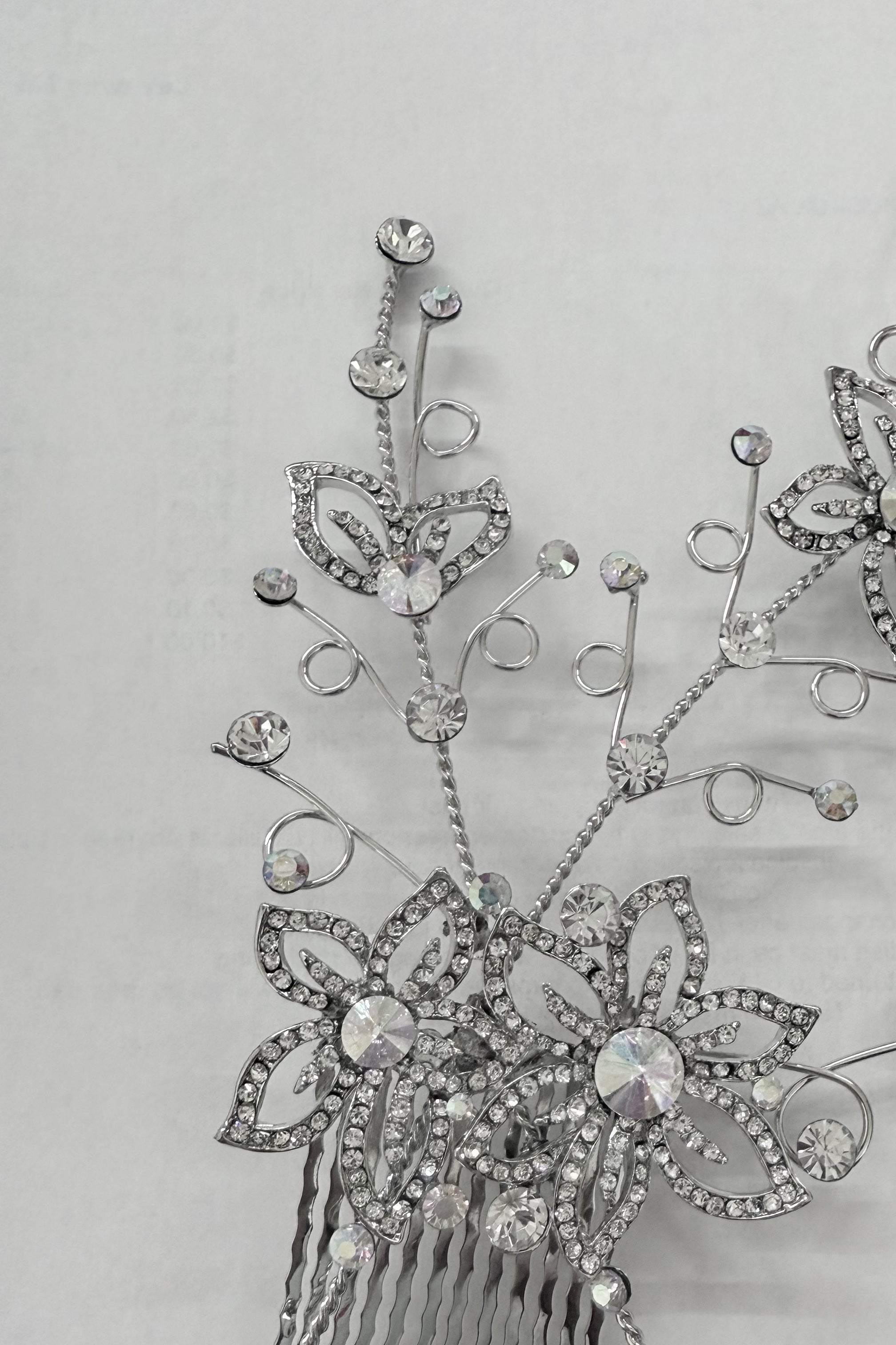 Baroque Rhinestone Hair Comb L0005