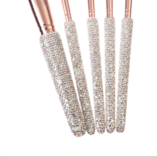 5PCS Ceramic Rhinestone Make Up Brush Set CR0019