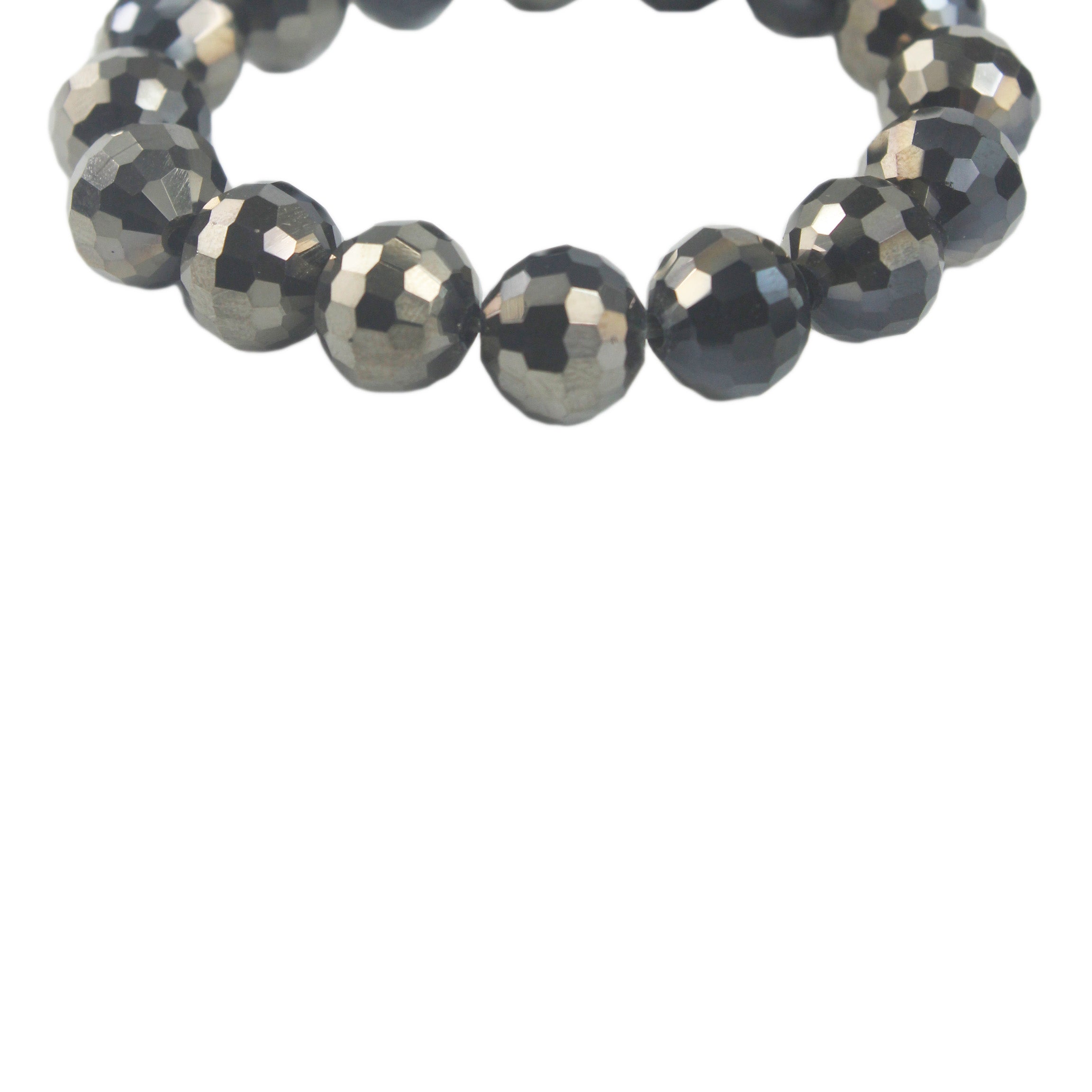 Pulsera elástica con cuentas facetadas para mujer de moda B1229