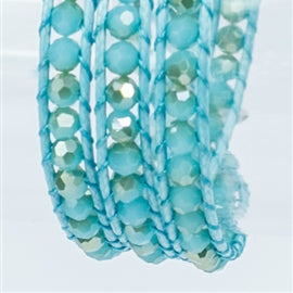 Gemstone Beaded Wrap Round Bracelet B1549