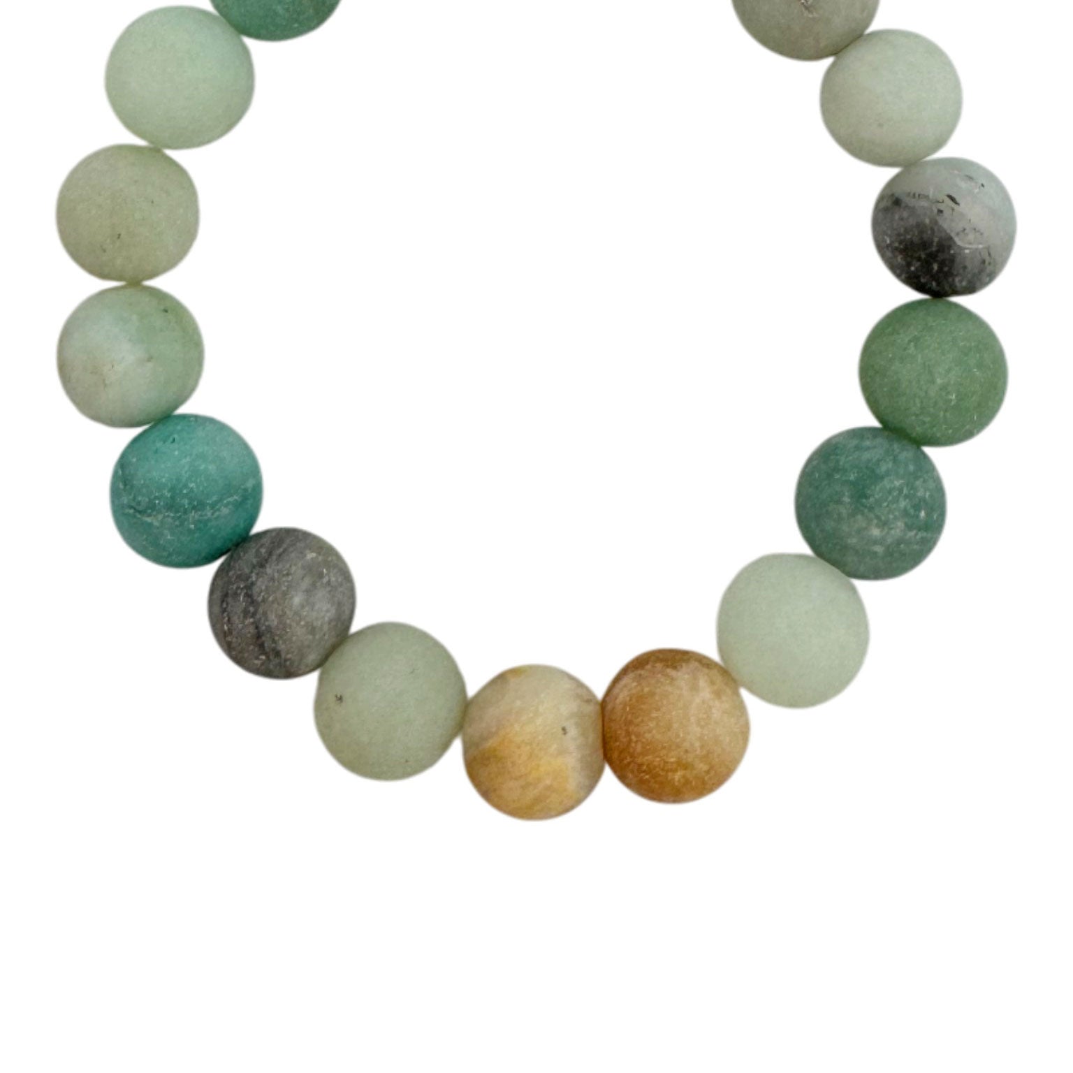 Amazonite Stone Stretch Bracelet B1587-Matte-10MM