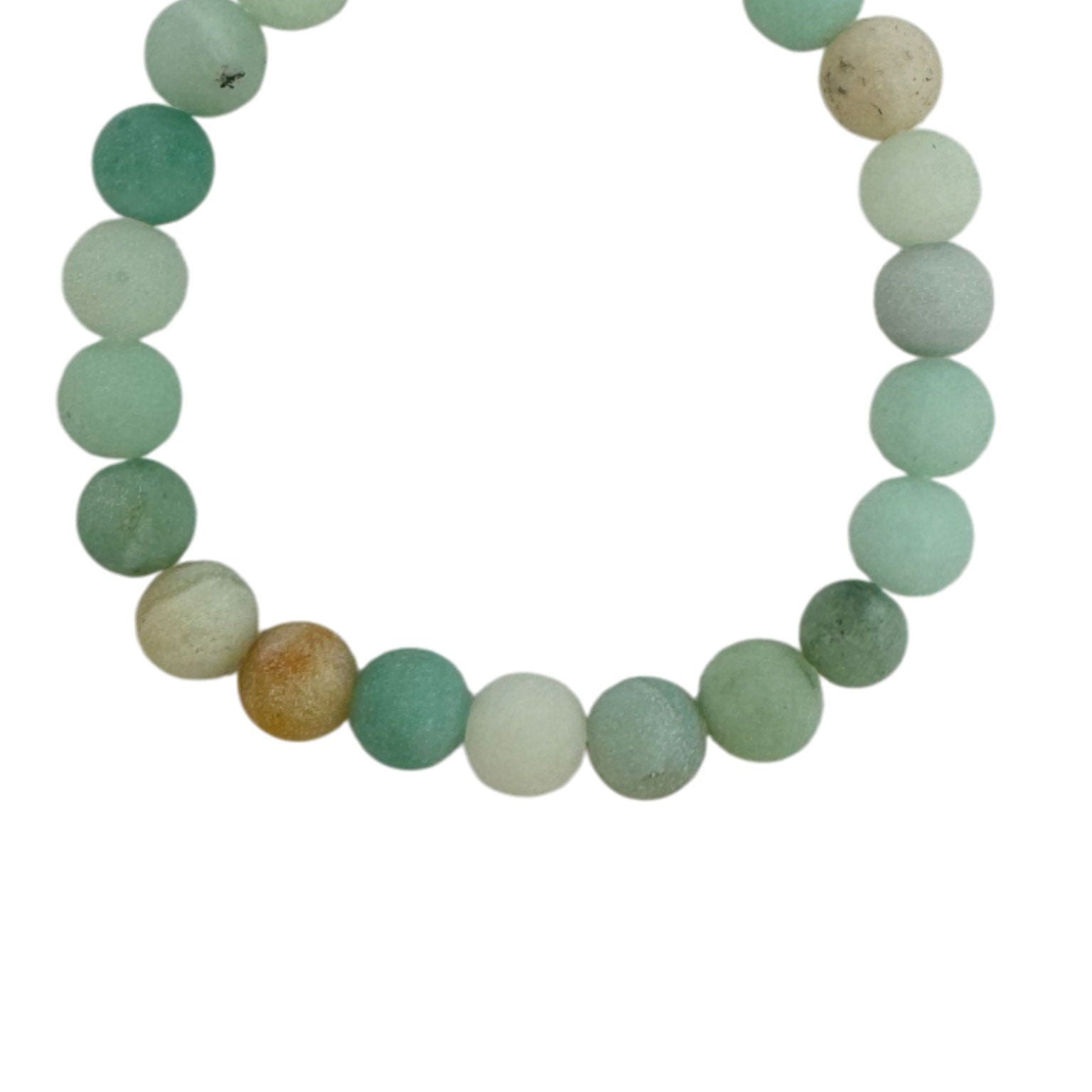 Amazonite Stone Stretch Bracelet B1587-Matte-6MM