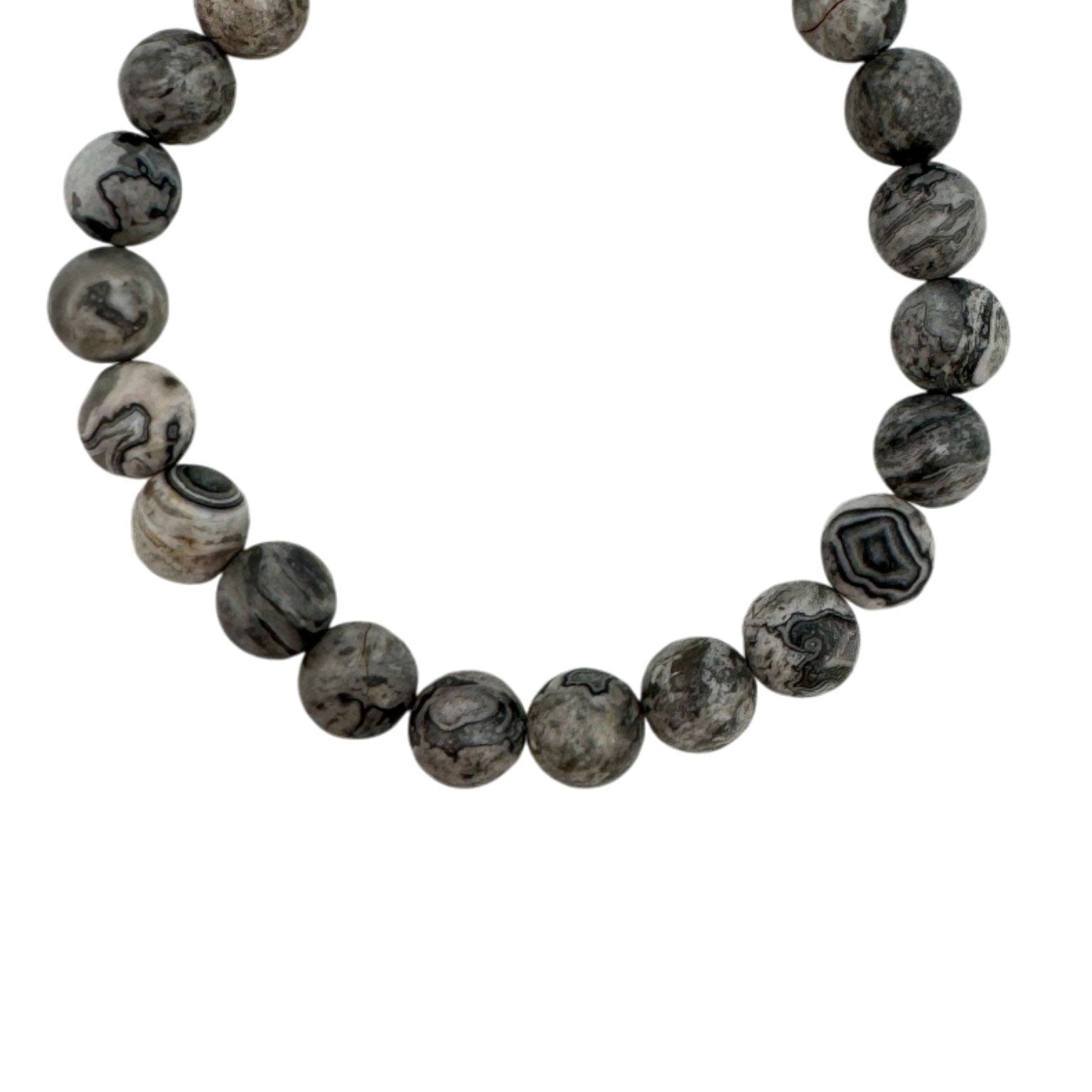 Atlas Jasper Stone Stretch Bracelet B1969-8MM
