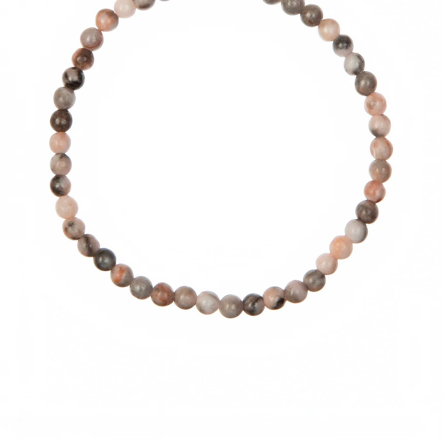 Colored Rhodonite Stone Stretch Bracelet B1979-4MM