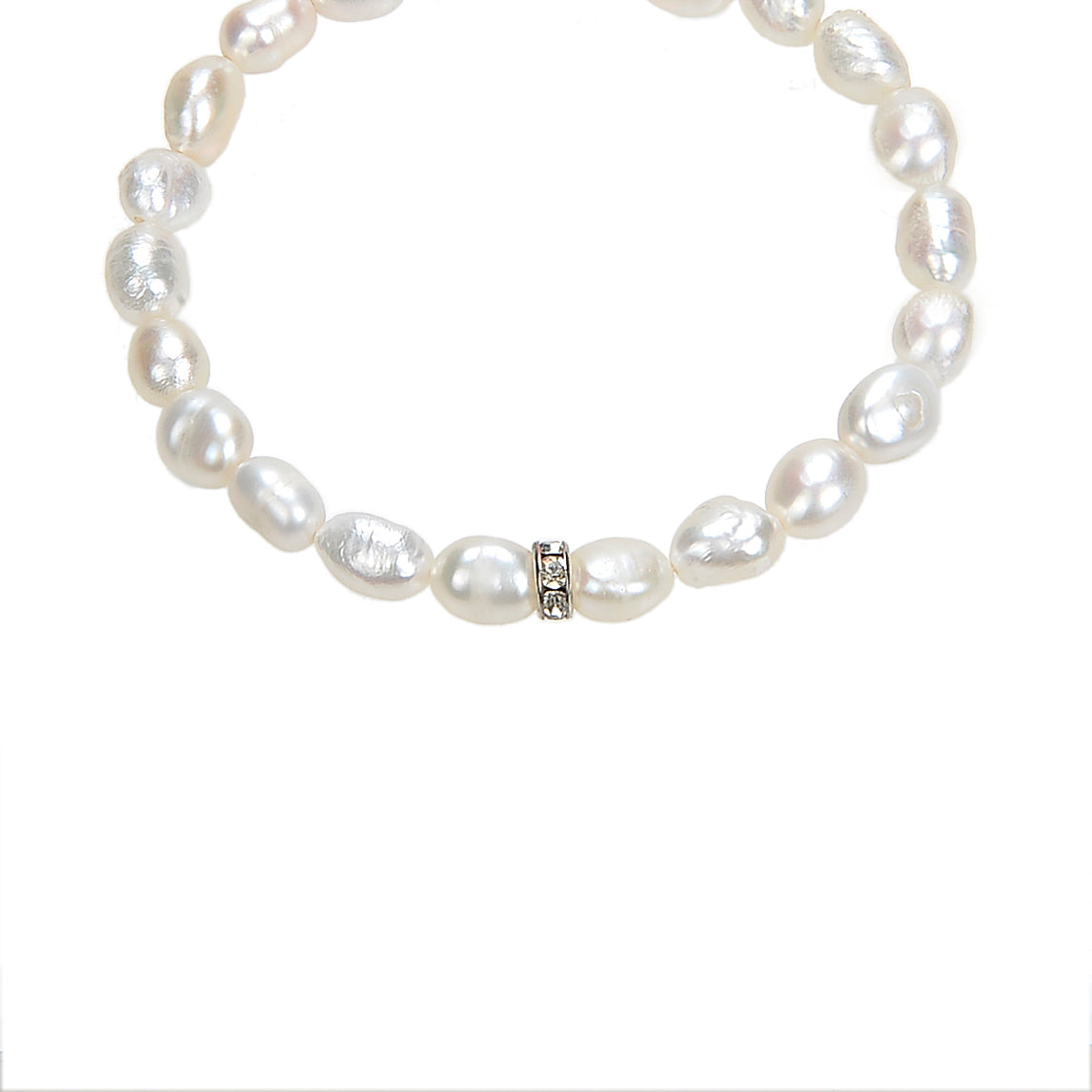 Pulsera de perlas de agua dulce Simply Fresh B2004