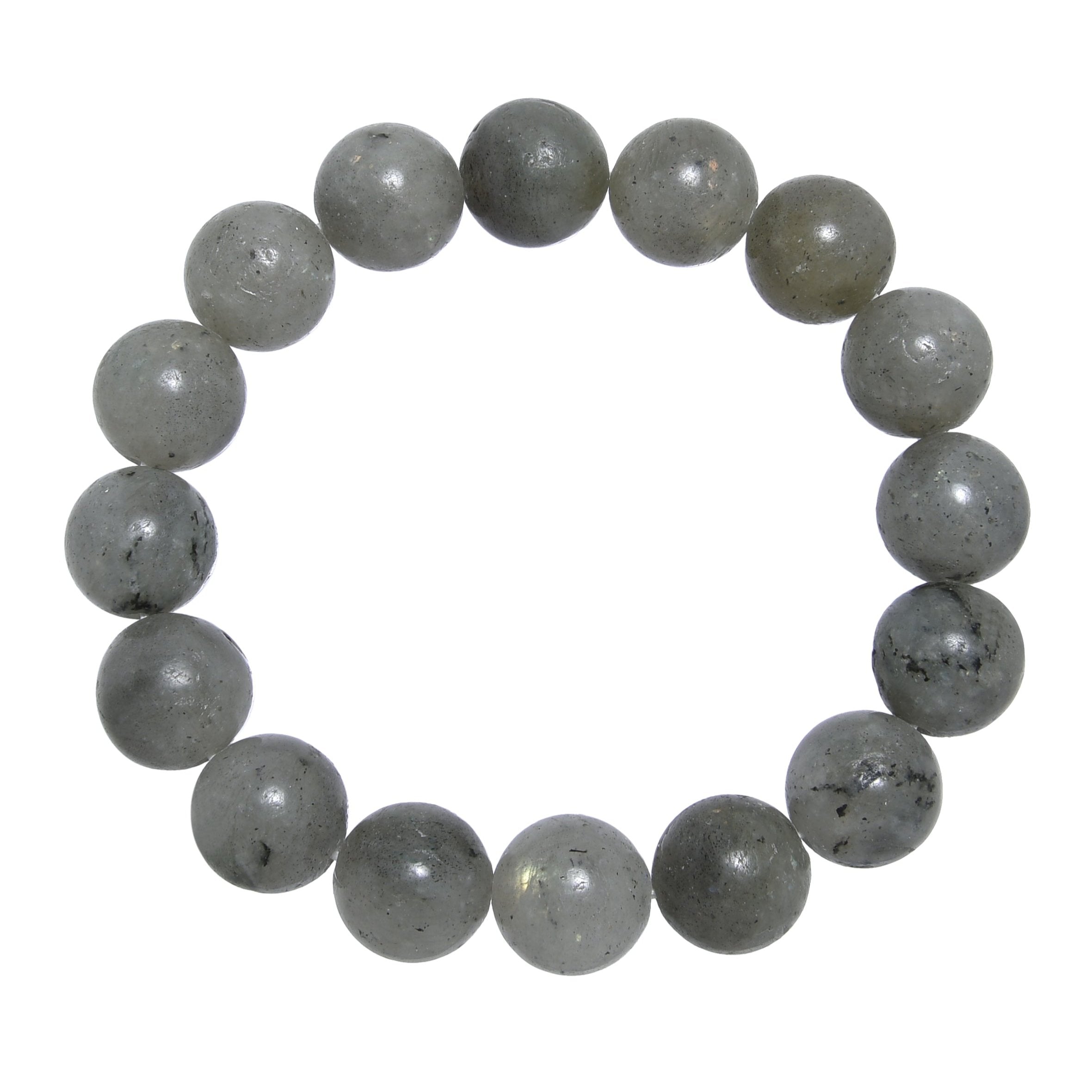 Labradorite Stone Stretch Bracelet B2050-12MM