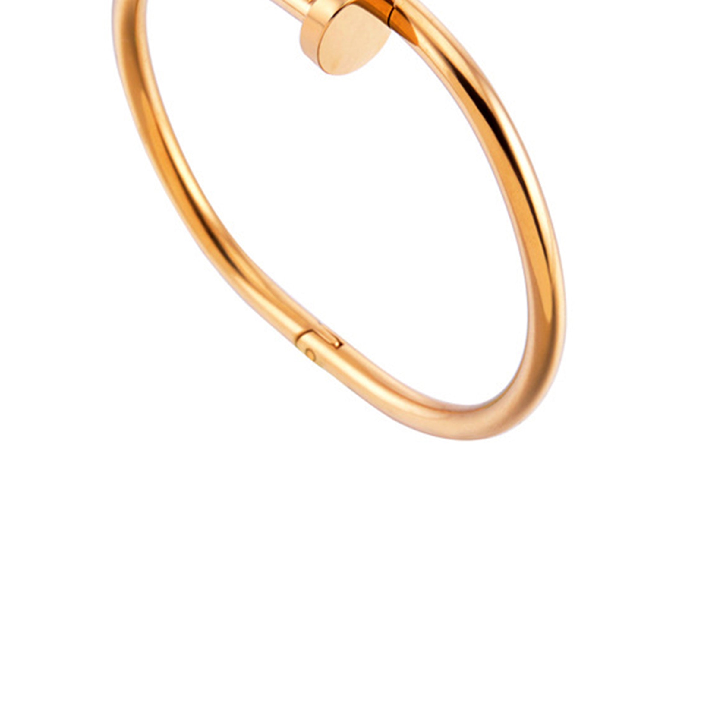 Female Stainless Steel Nail Couple Bracelets B2228-F