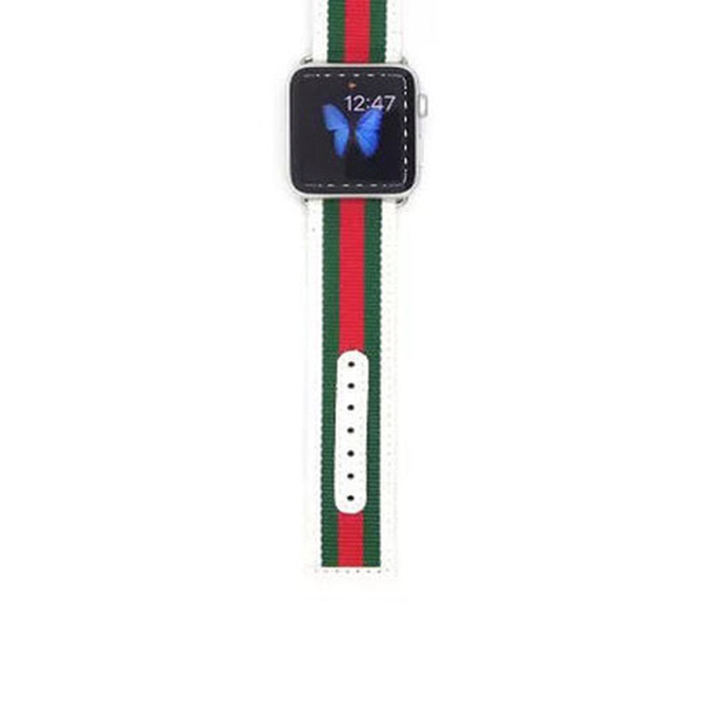 Striped Nylon Watch Strap B2241