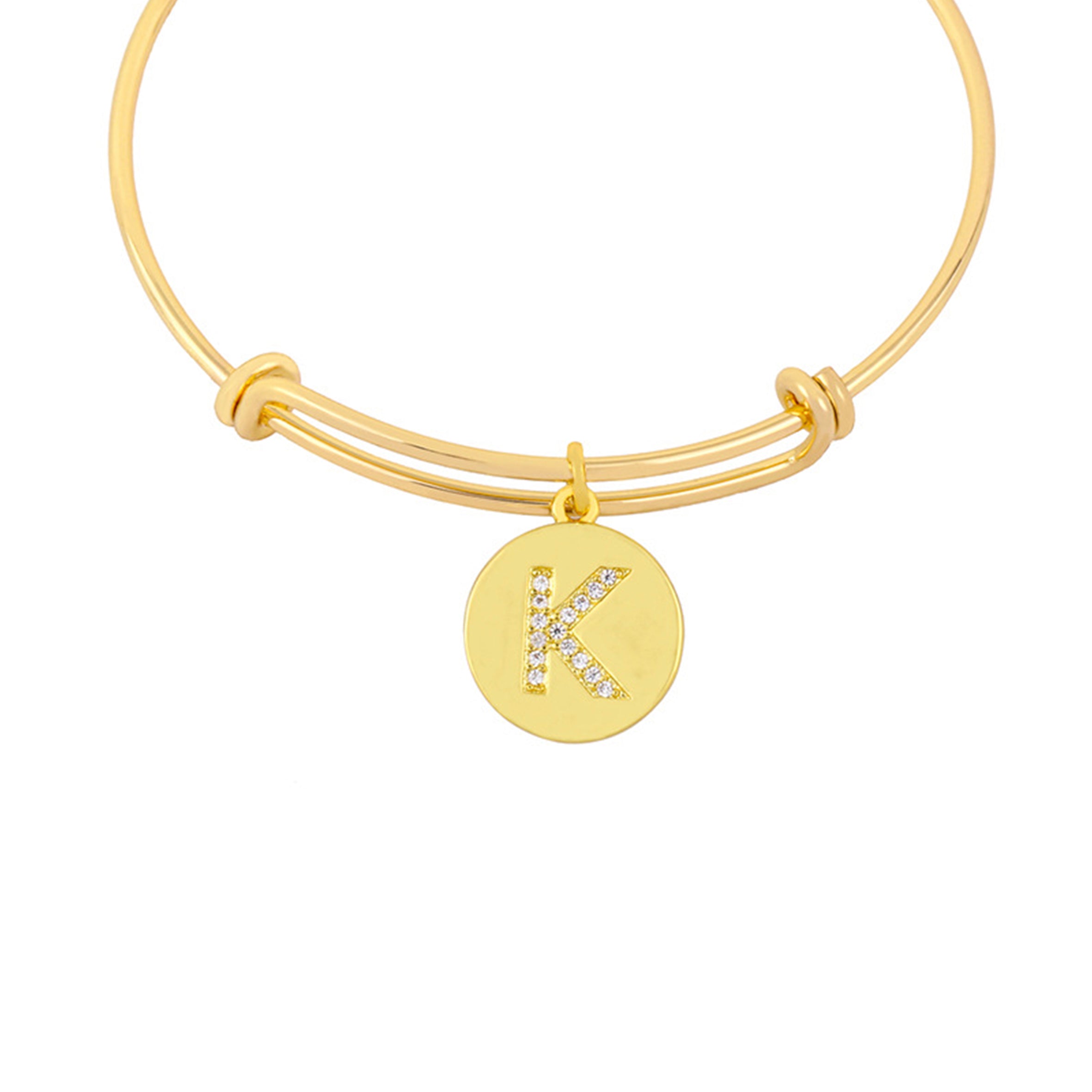 Letter Pendant Alloy Bracelets B2400