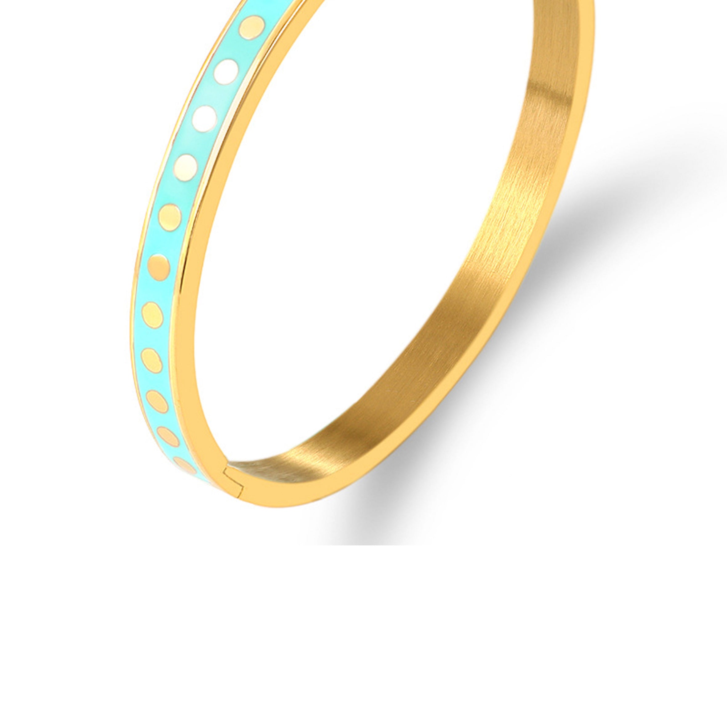 Pulsera de acero inoxidable con puntos B2495