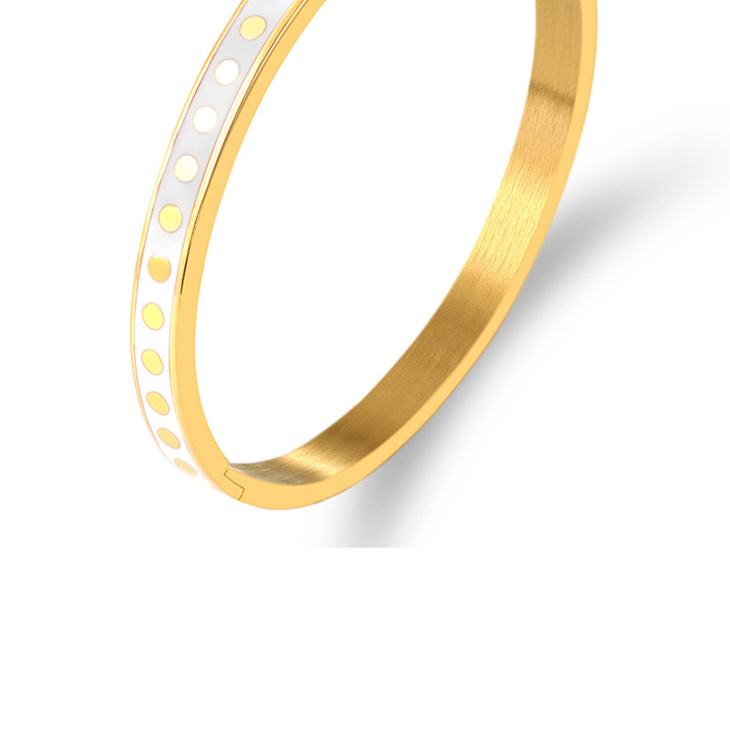 Pulsera de acero inoxidable con puntos B2495