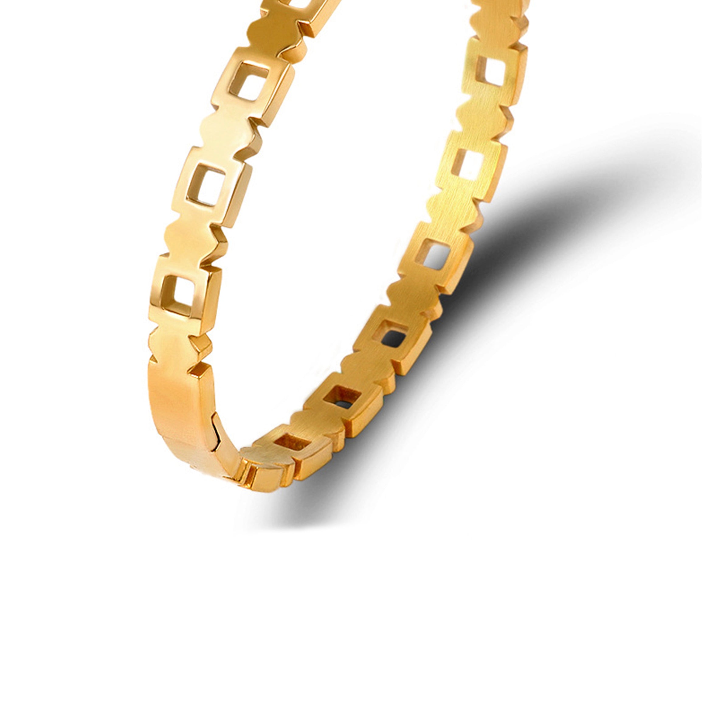 Hollow Stainless Steel Bracelet B2498