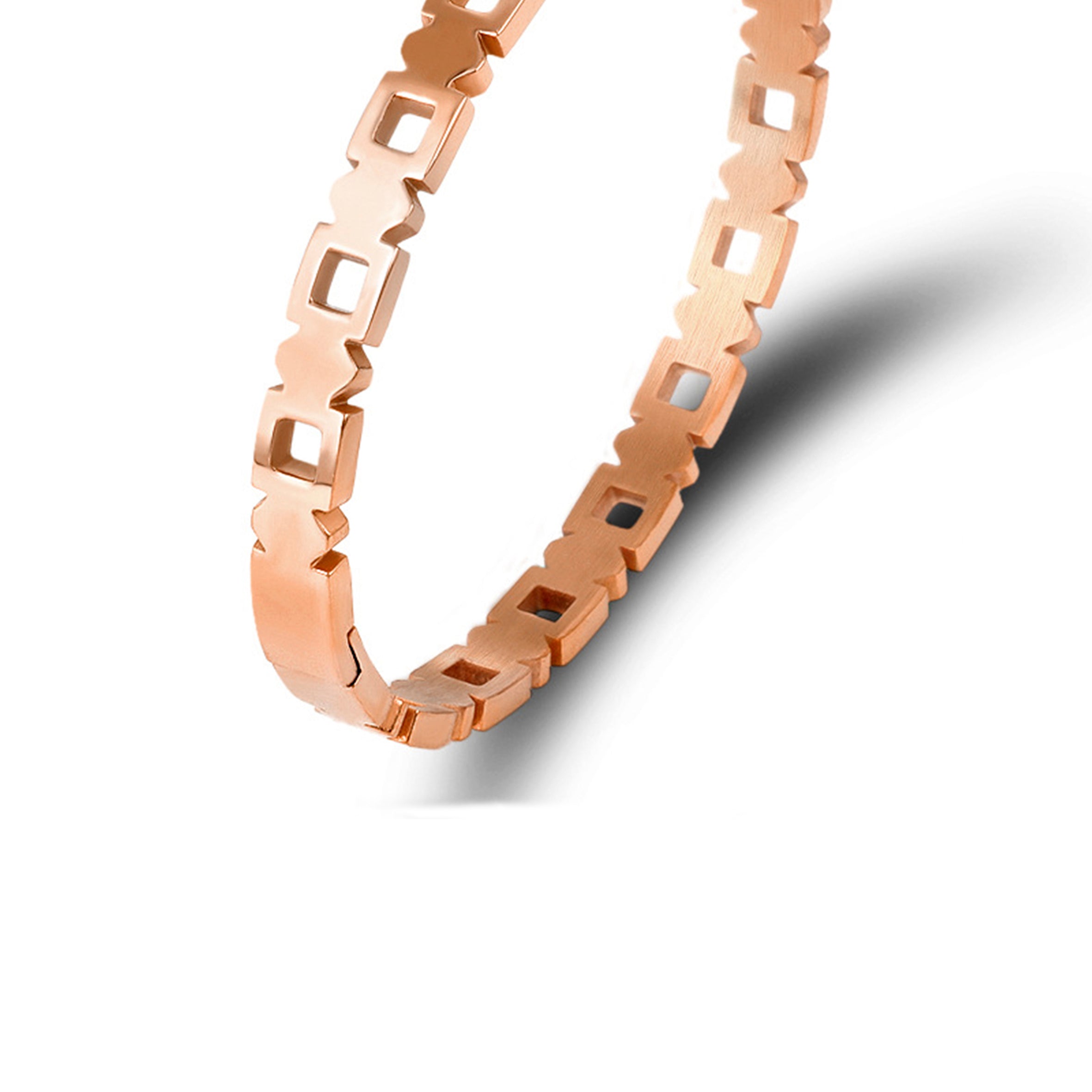 Hollow Stainless Steel Bracelet B2498