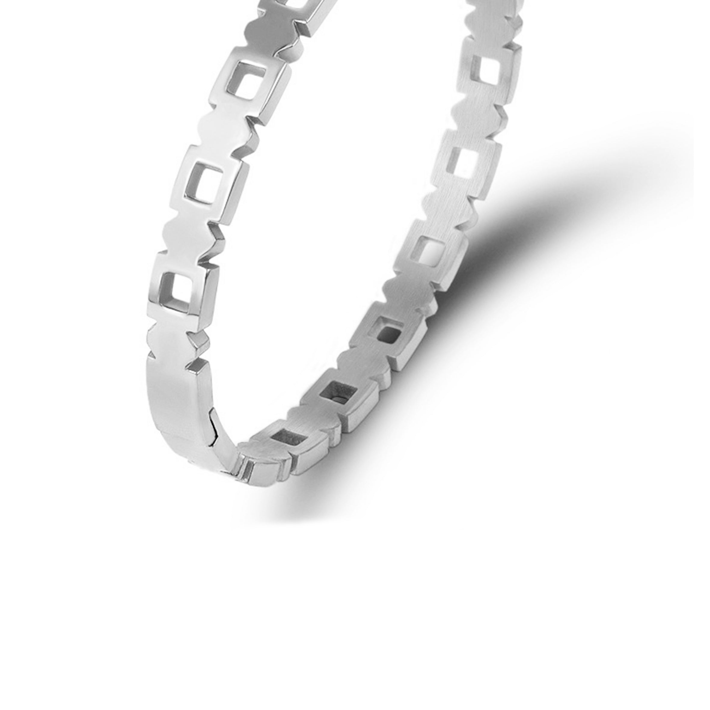 Hollow Stainless Steel Bracelet B2498
