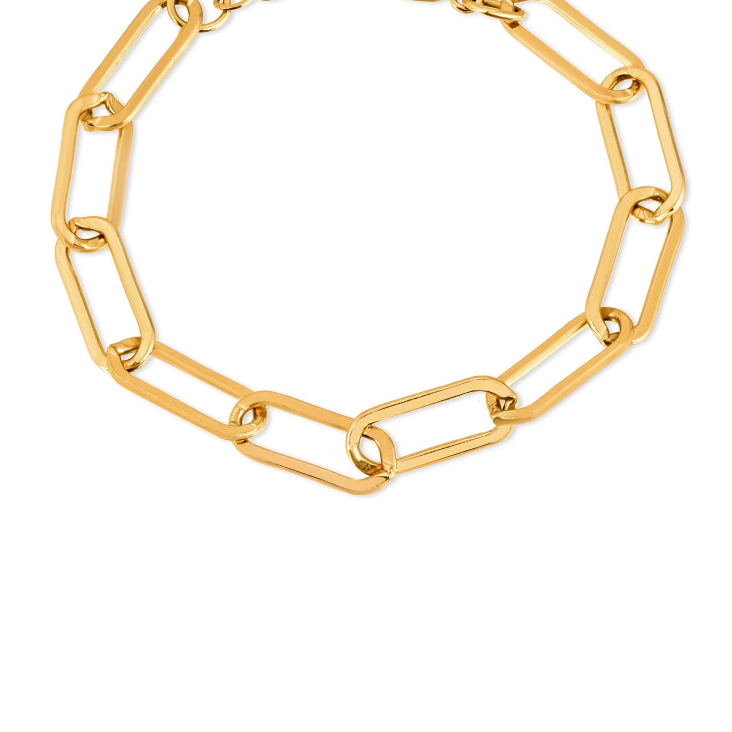 Hoop Chain Alloy Bracelets B2506