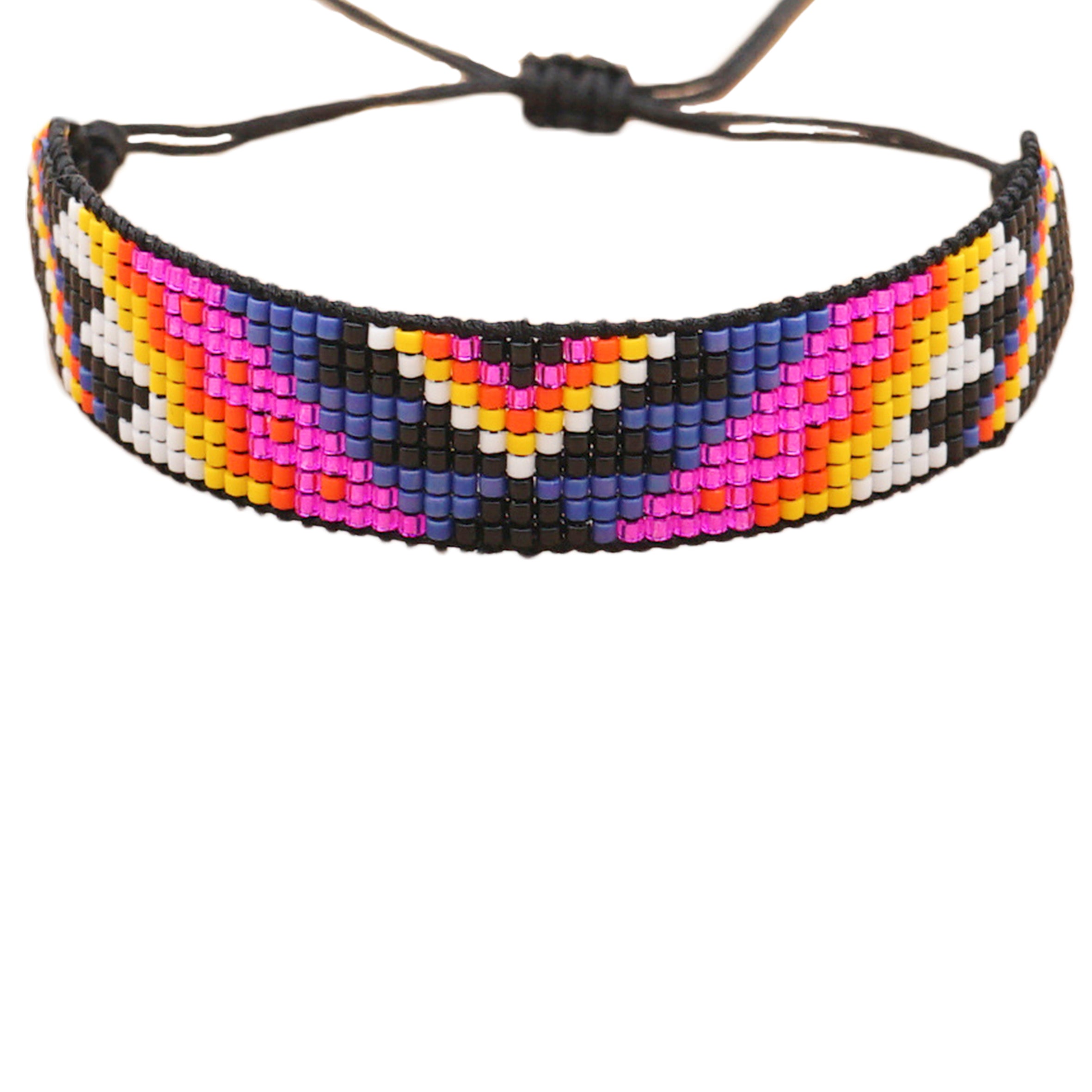 Geometry Seed Bead Bracelet B2591
