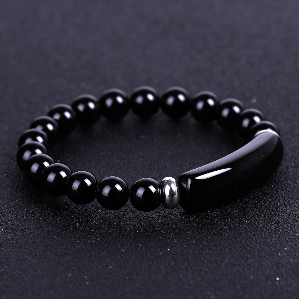 Natural Stone Bead Strech Bracelet B2617