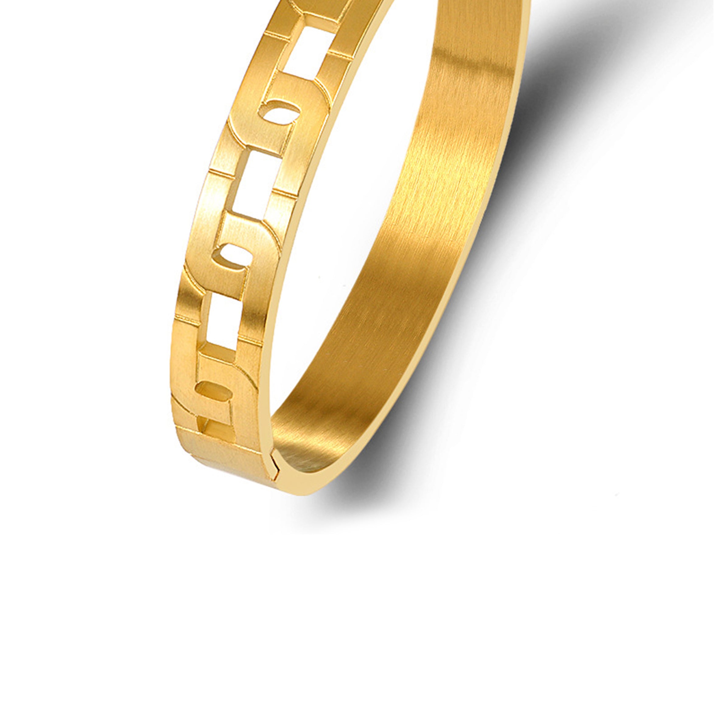 Chain Shaped Stainless Steel Bracelet B2636