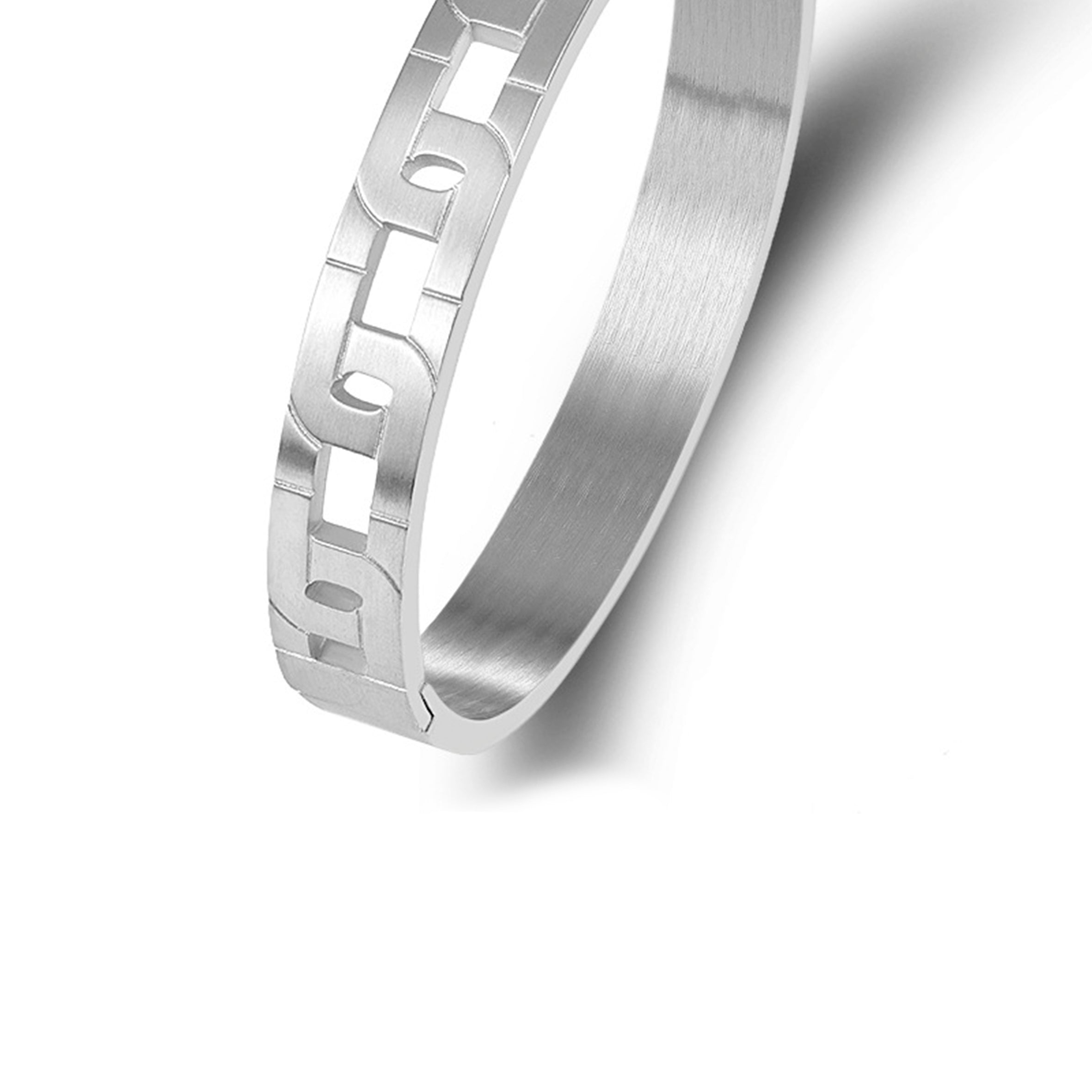 Chain Shaped Stainless Steel Bracelet B2636