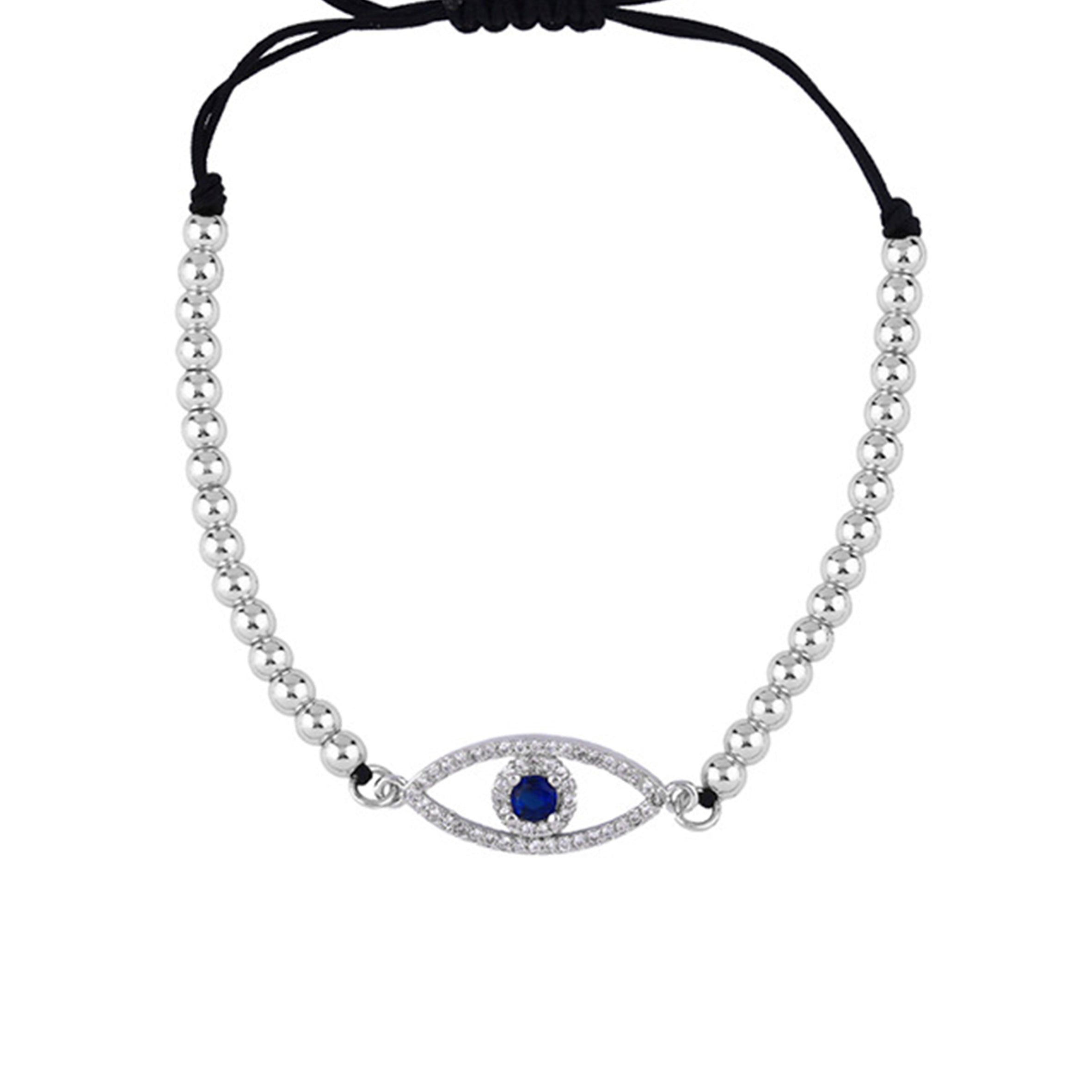 Evil Eye Zircon Chains Bracelets B2662