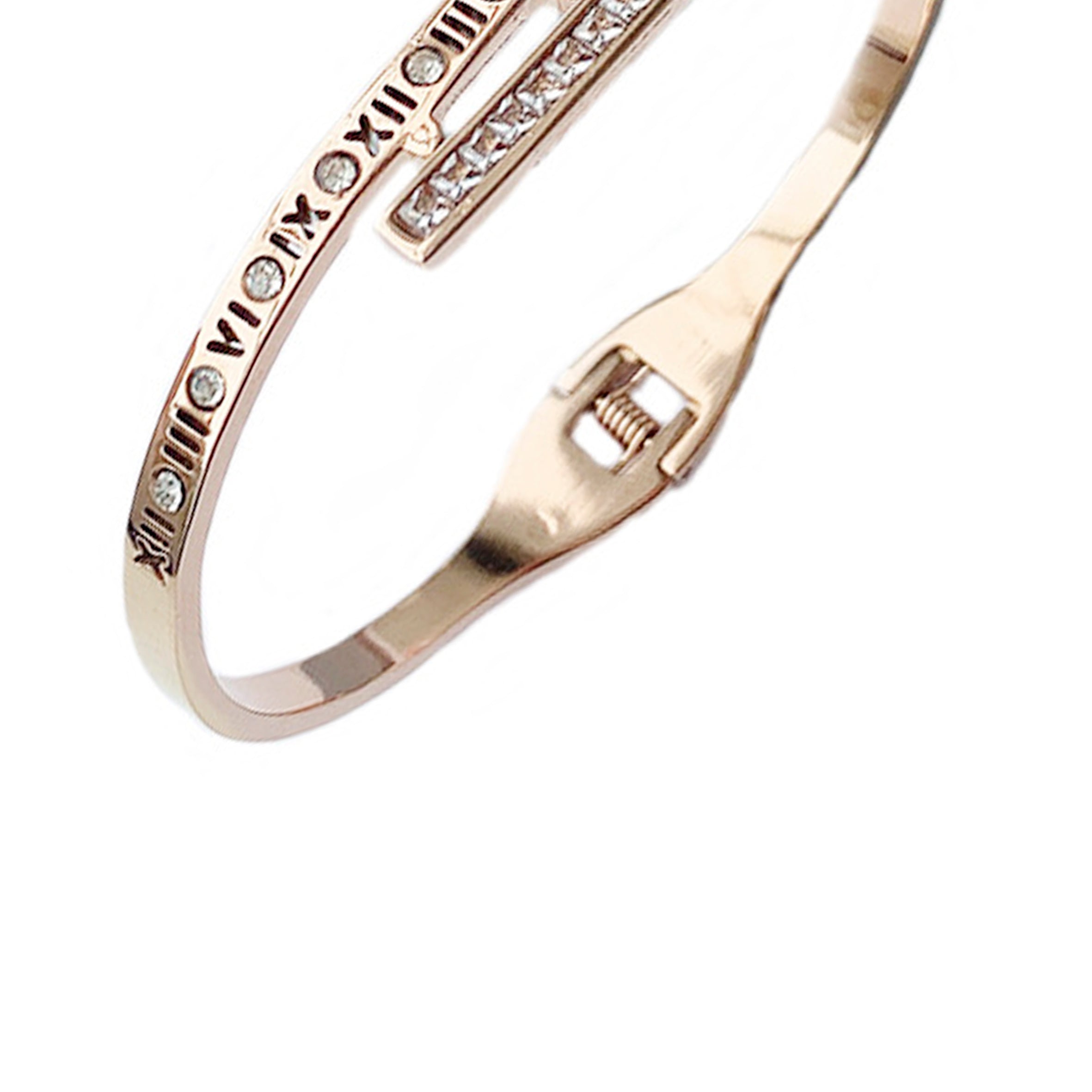 Roman Numerals Stainless Steel Bracelet B2767