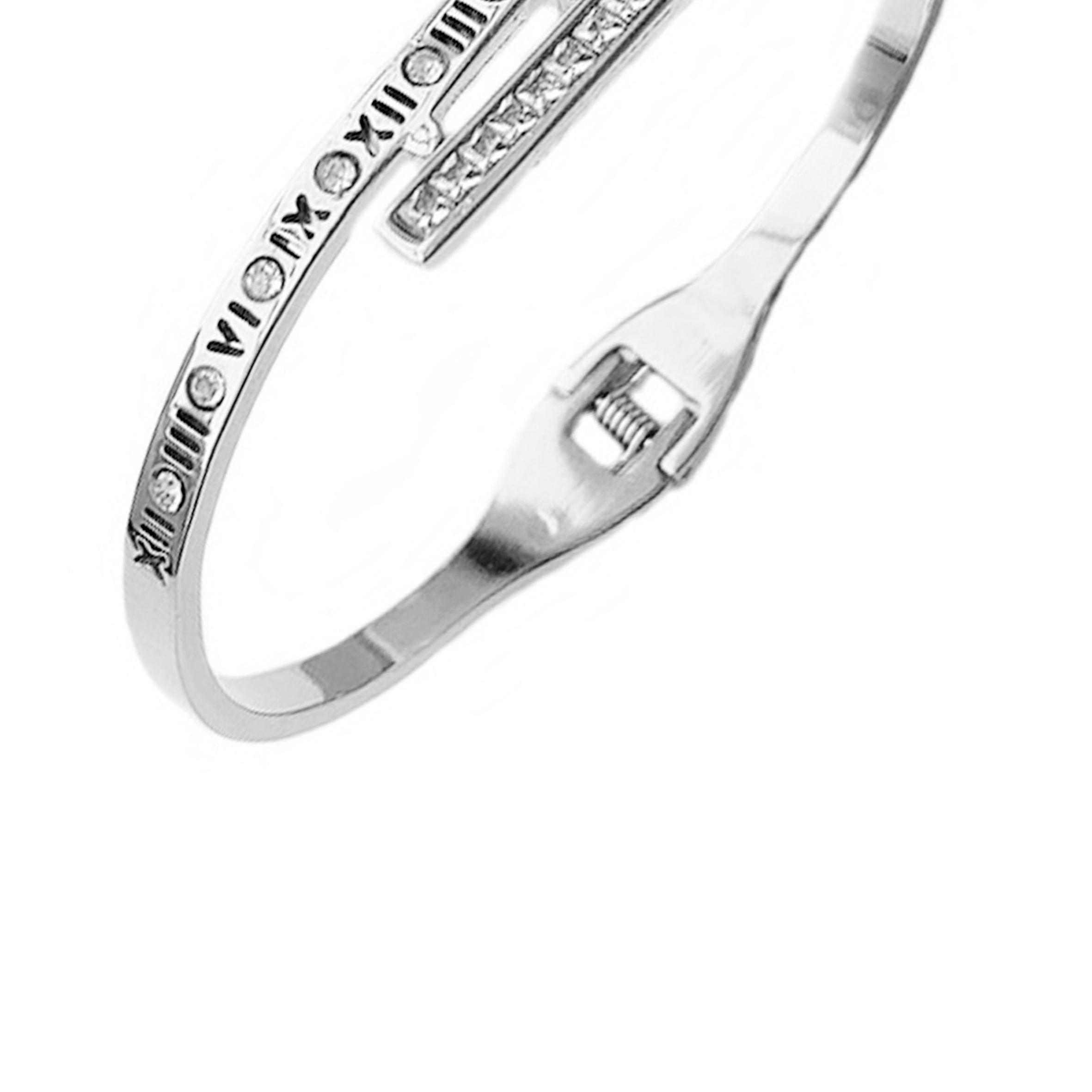 Roman Numerals Stainless Steel Bracelet B2767