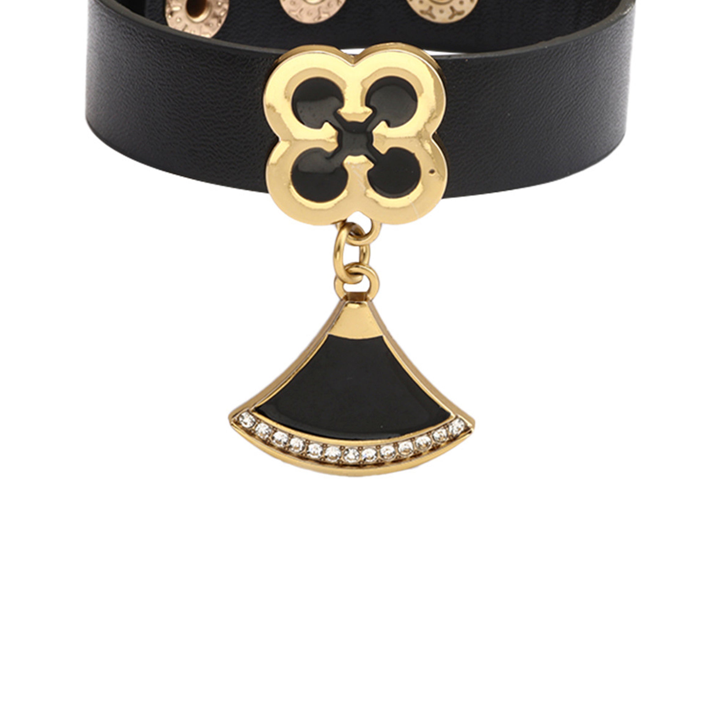 Clover Tassel Leather Bracelet B2852