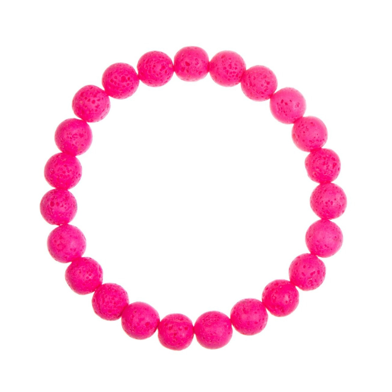 Pulsera de cuentas de piedra de lava de 8 mm B4044