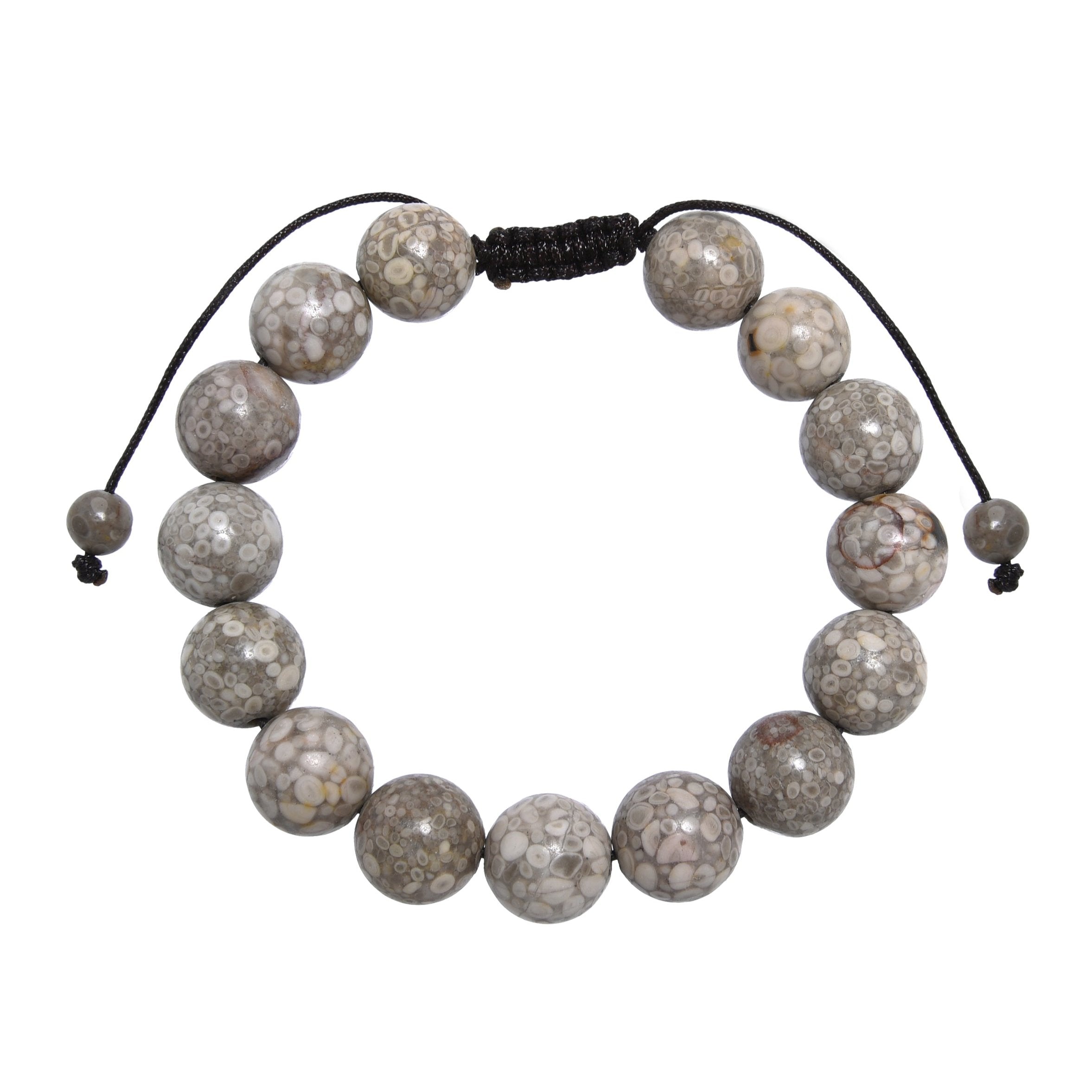 Rice Wheat Stone Braided Bracelet B4151-12MM