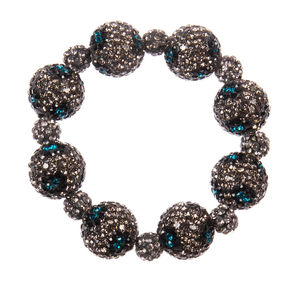 Crystal Rhinestone Bracelet B4256-Grey