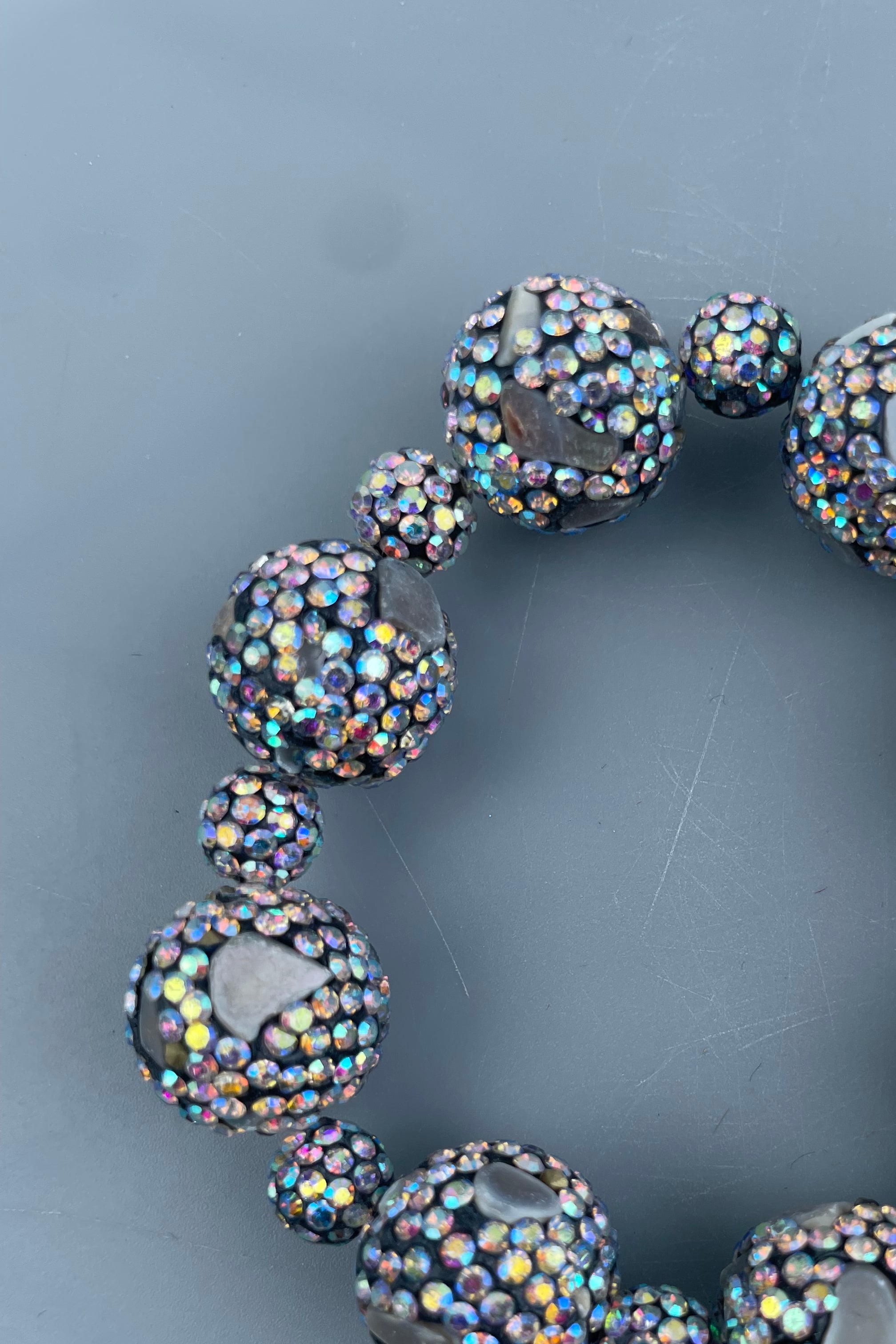 Rhinestone Sphere Bracelet B4257