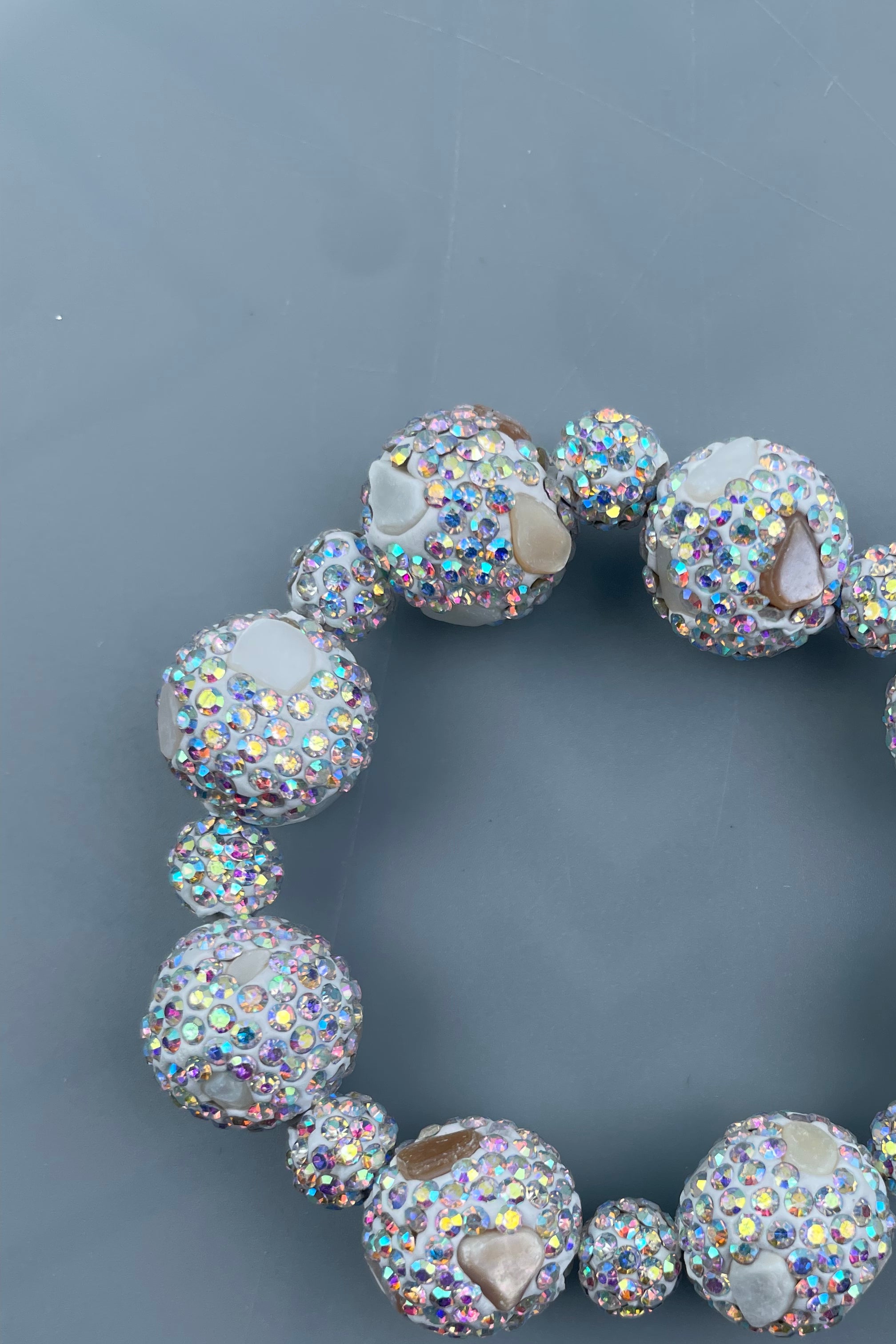 Rhinestone Sphere Bracelet B4257