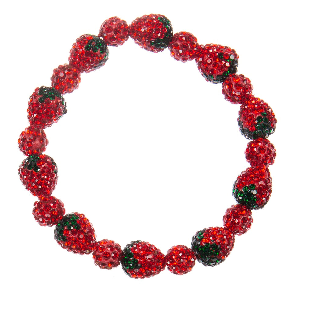 Strawberry Rhinestone Bracelet B4261