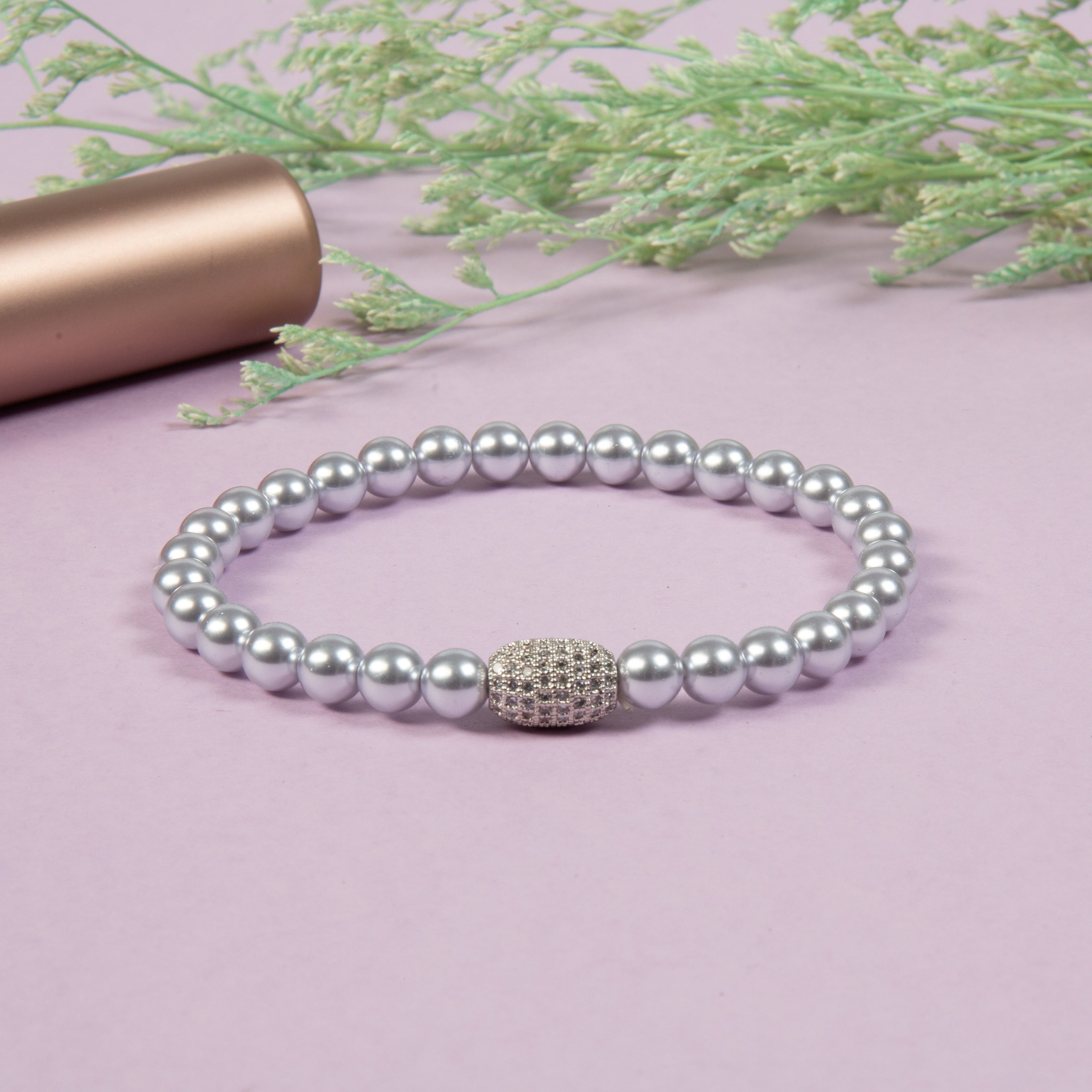 Glass Pear Beads Bracelet B4310