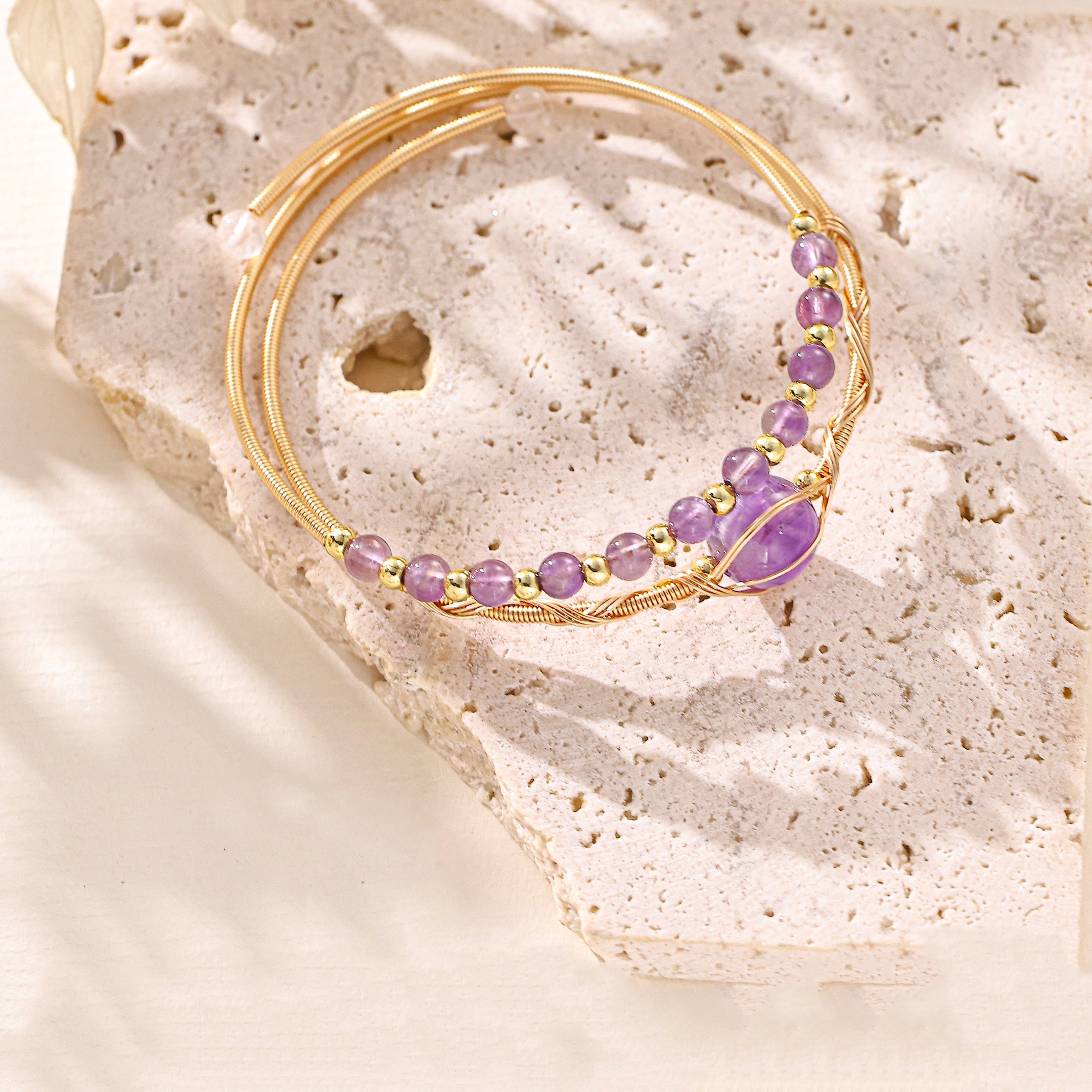 Various Stones Handmade Bracelet B4332