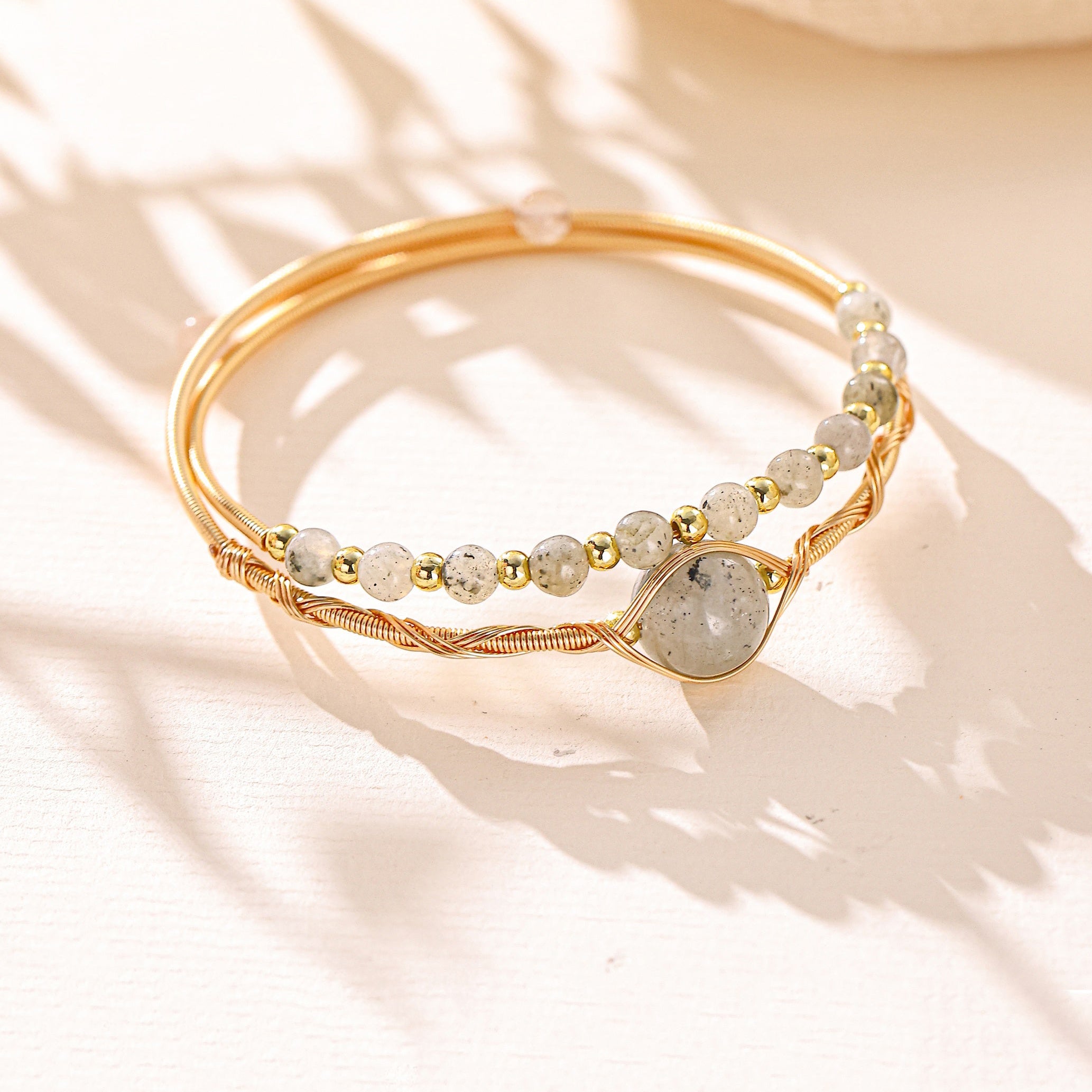 Various Stones Handmade Bracelet B4332