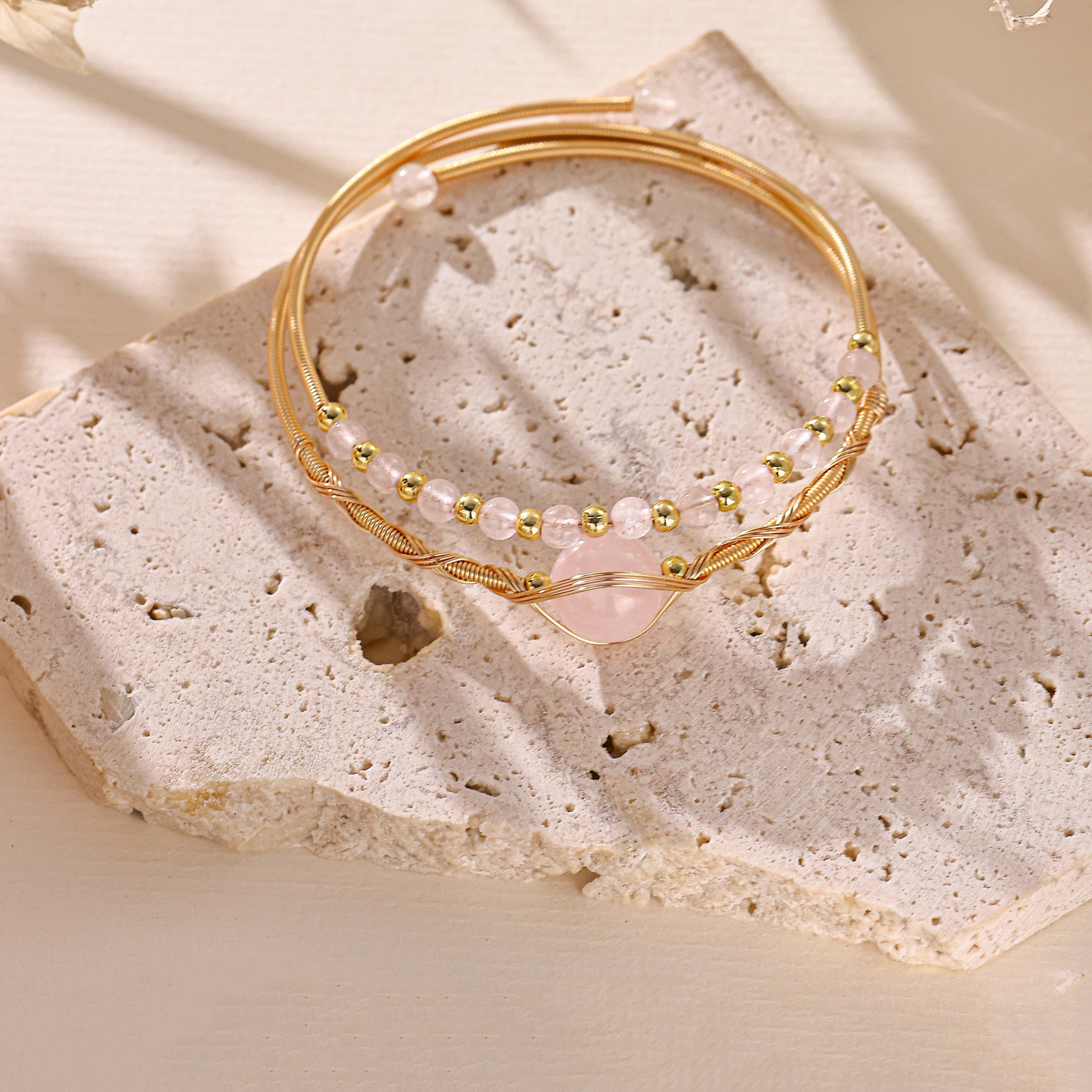 Various Stones Handmade Bracelet B4332