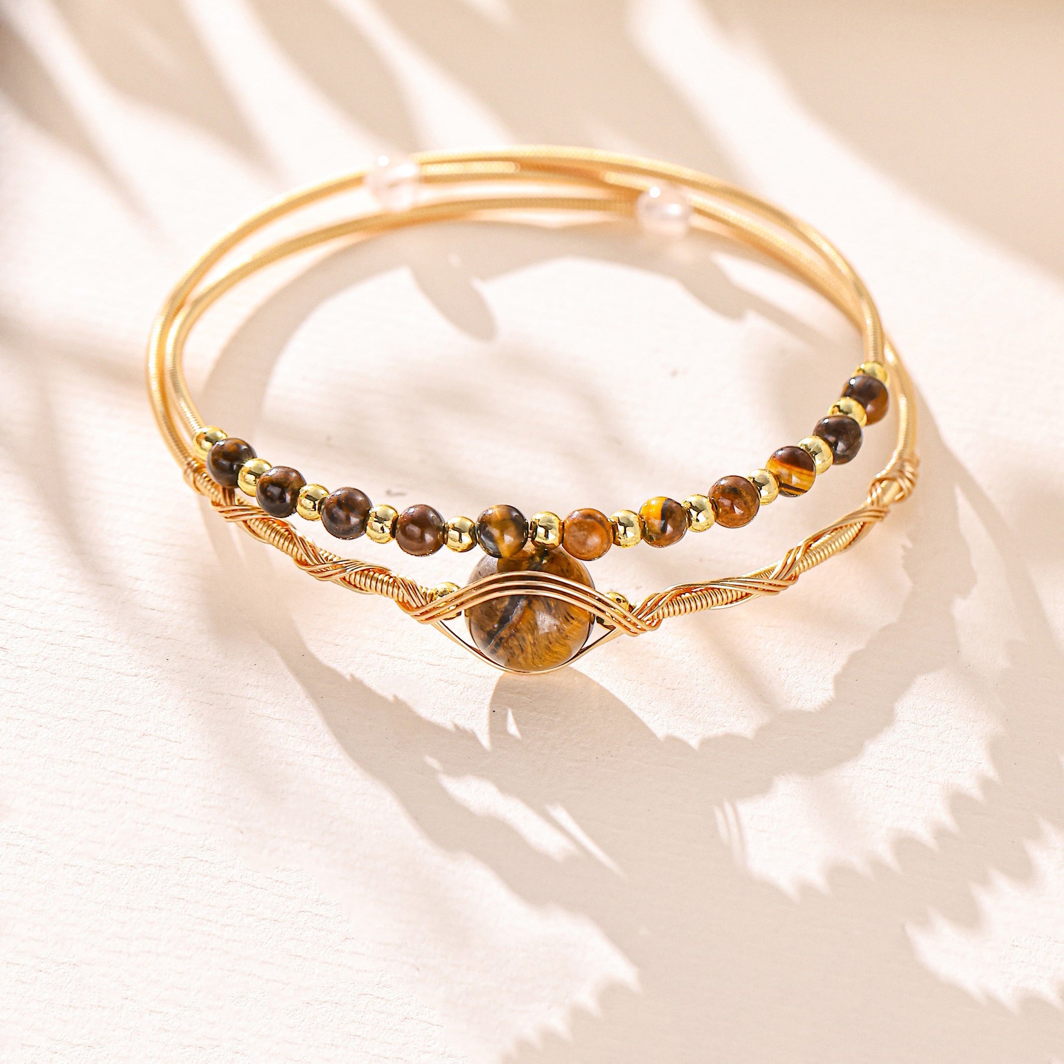 Various Stones Handmade Bracelet B4332