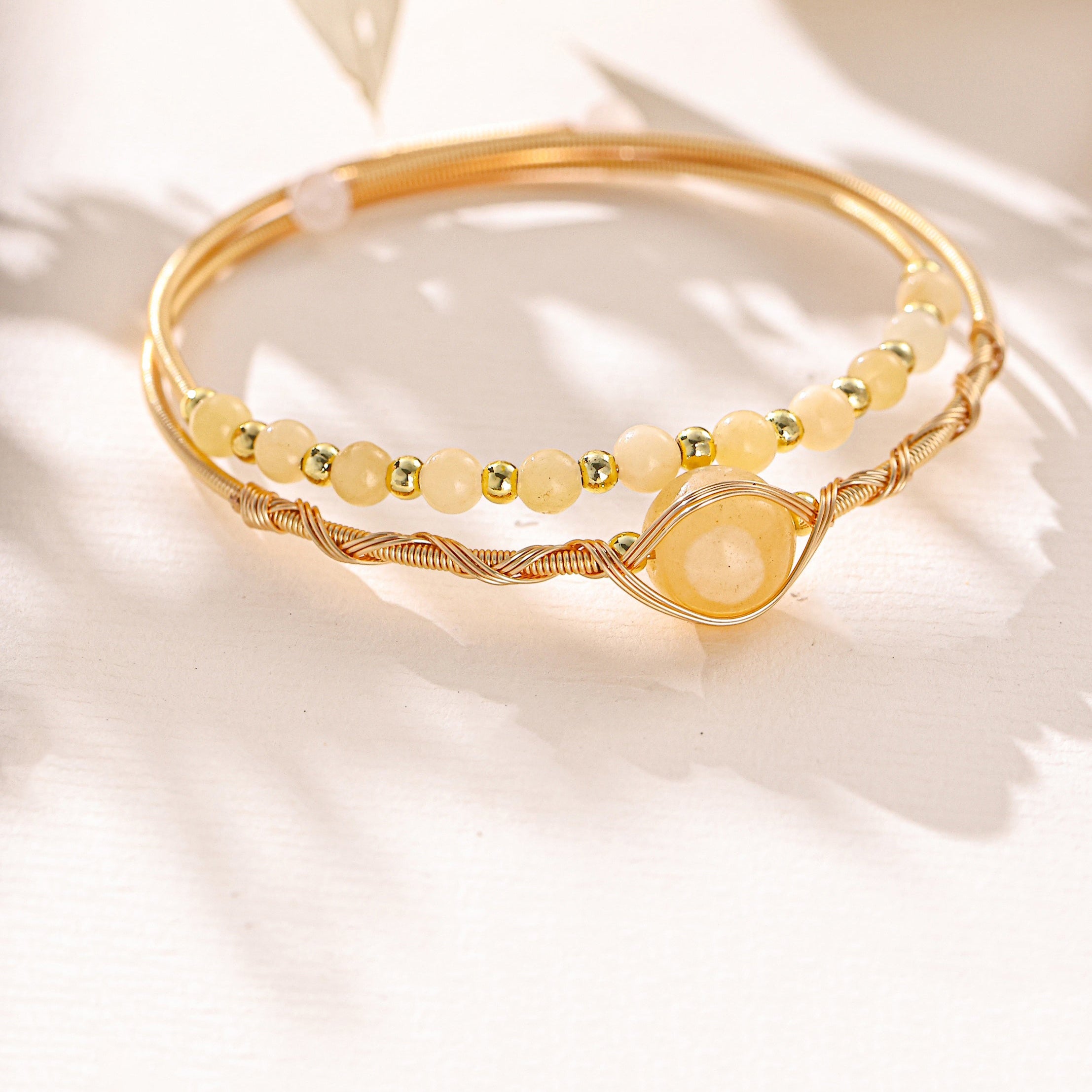 Various Stones Handmade Bracelet B4332