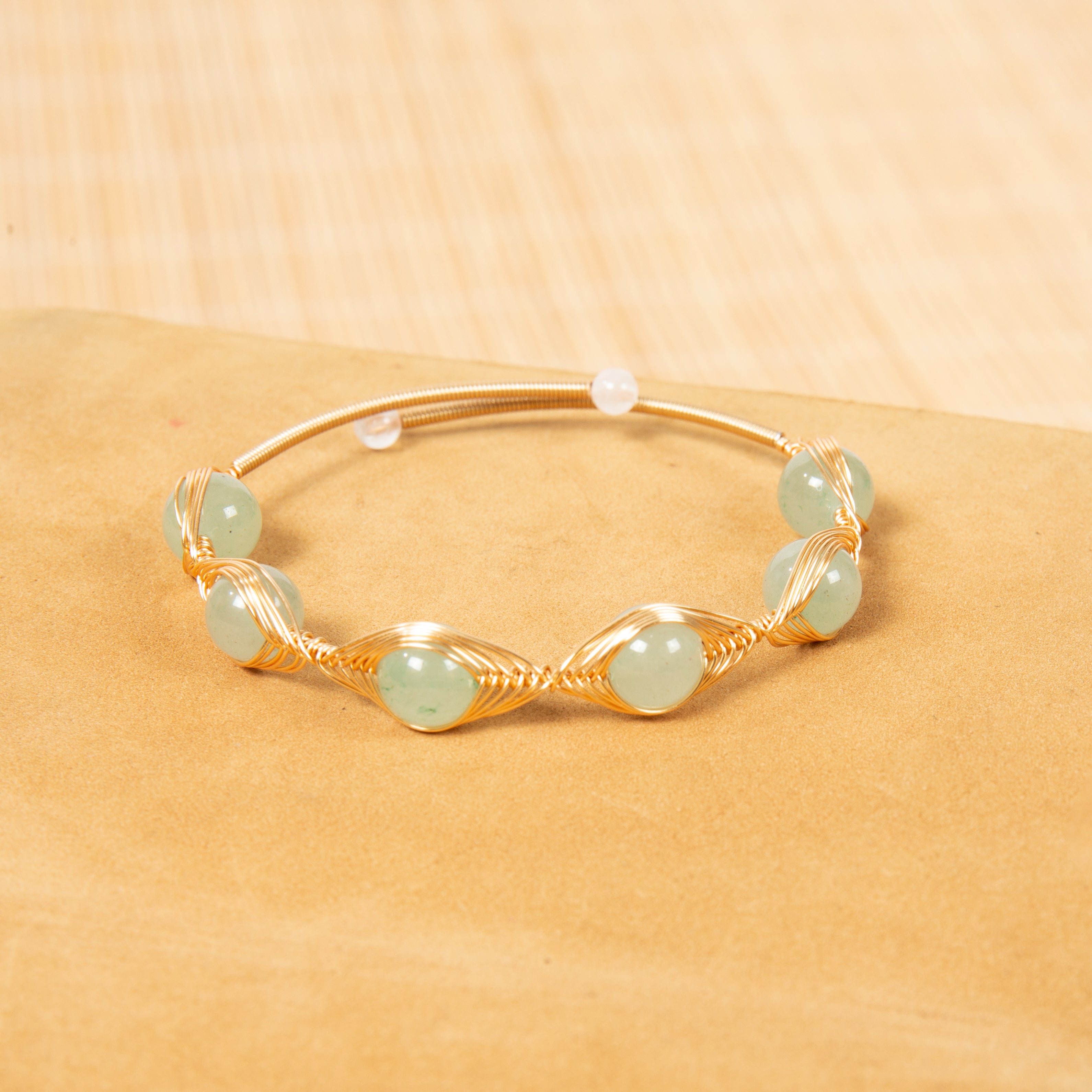 Various Stones Copper Handmade Bracelet B4333