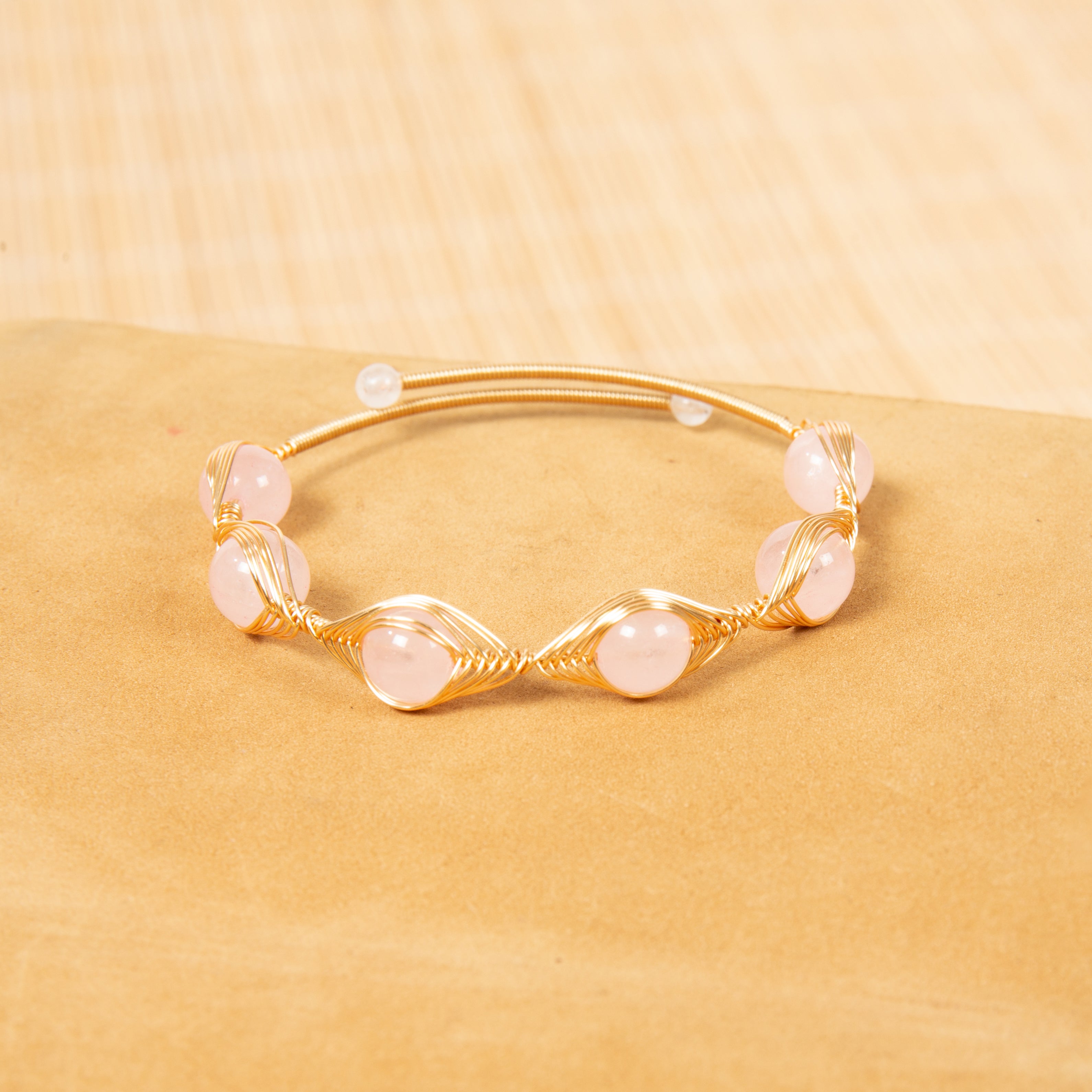 Various Stones Copper Handmade Bracelet B4333