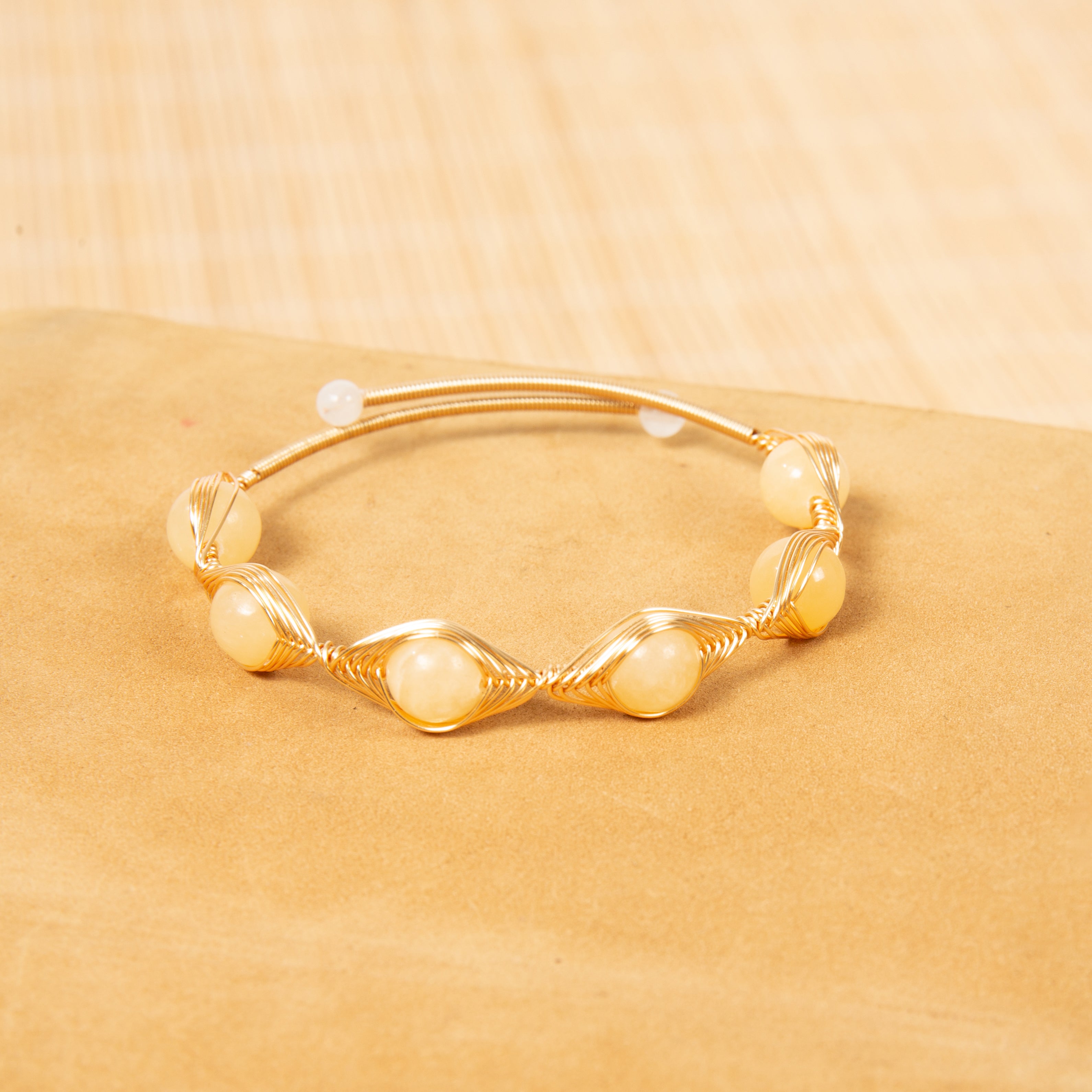 Various Stones Copper Handmade Bracelet B4333