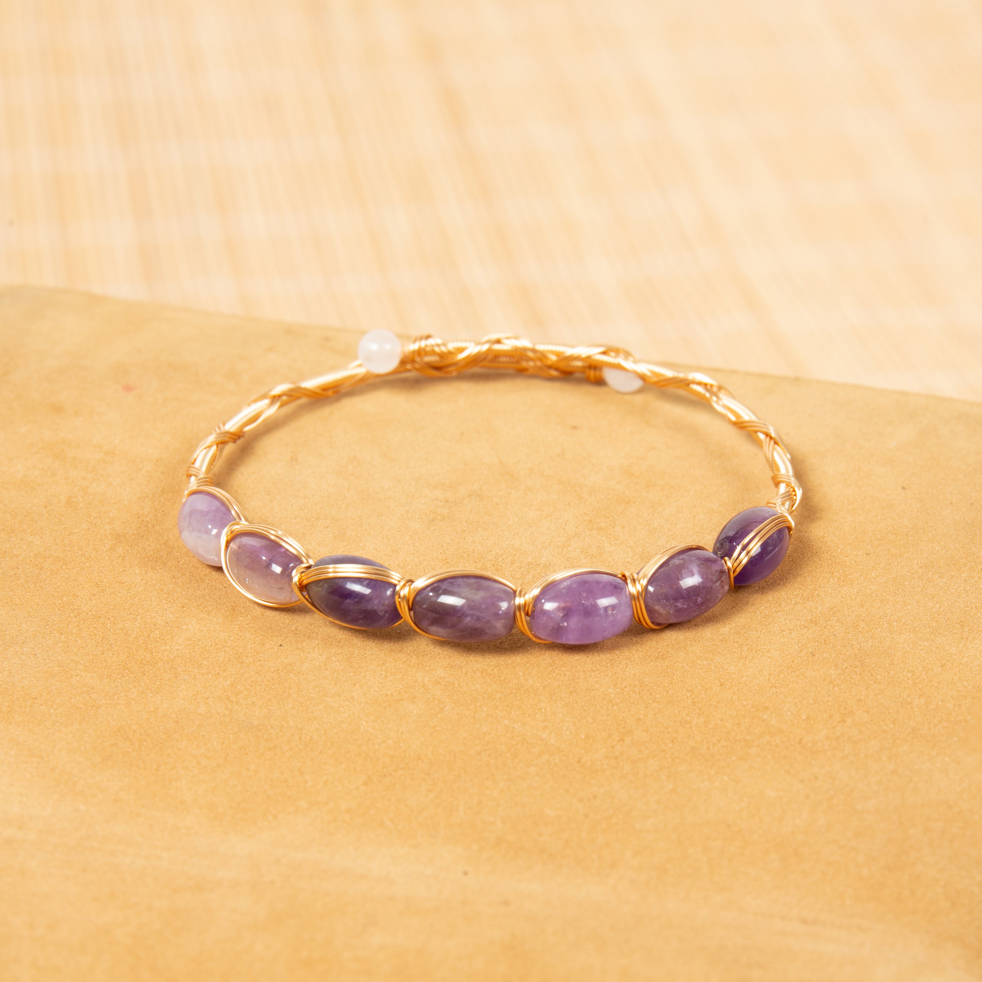 Various Stones Handmade Bracelet B4337