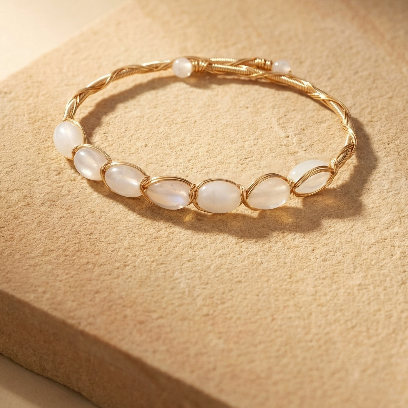 Various Stones Handmade Bracelet B4337