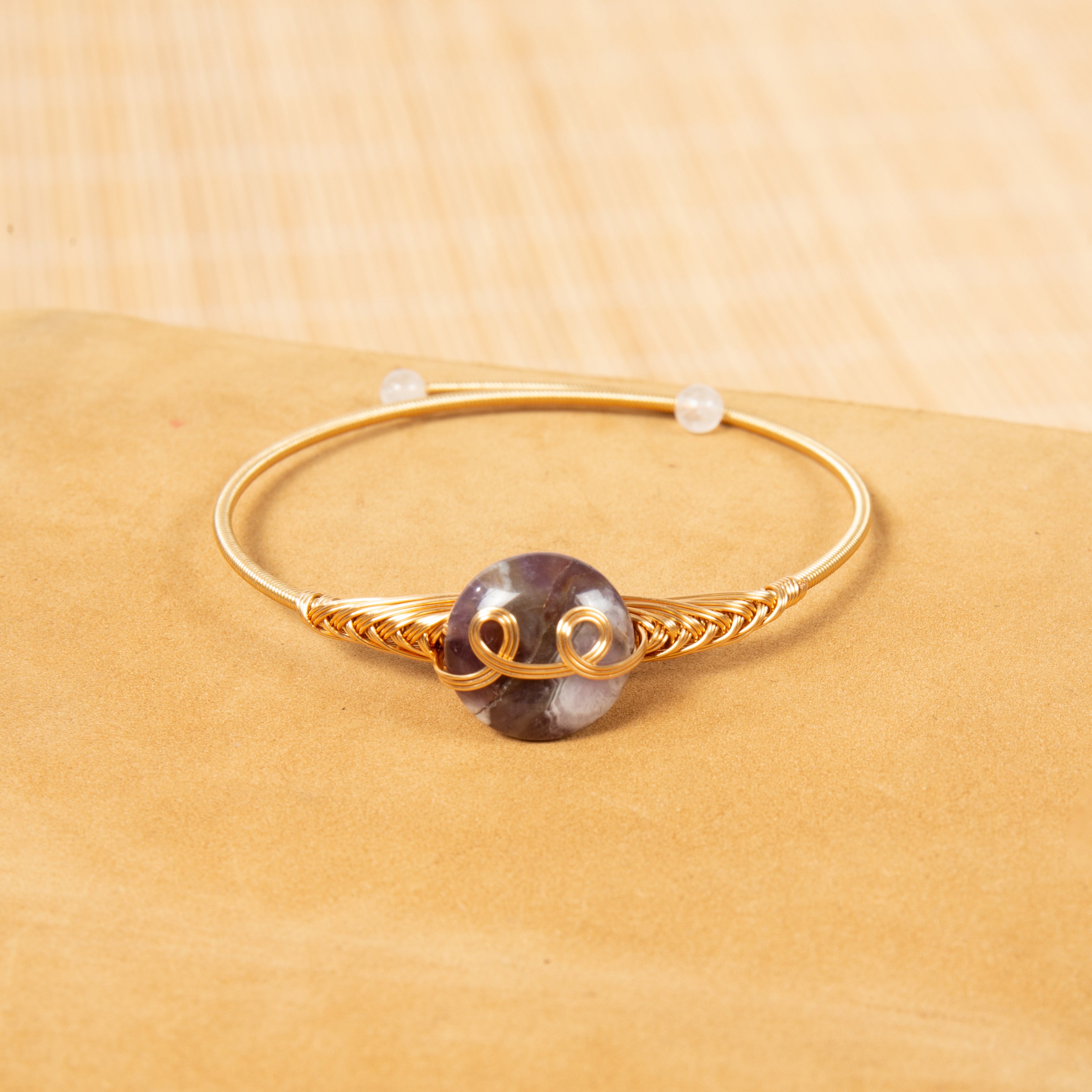 Various Stones Handmade Bracelet B4338