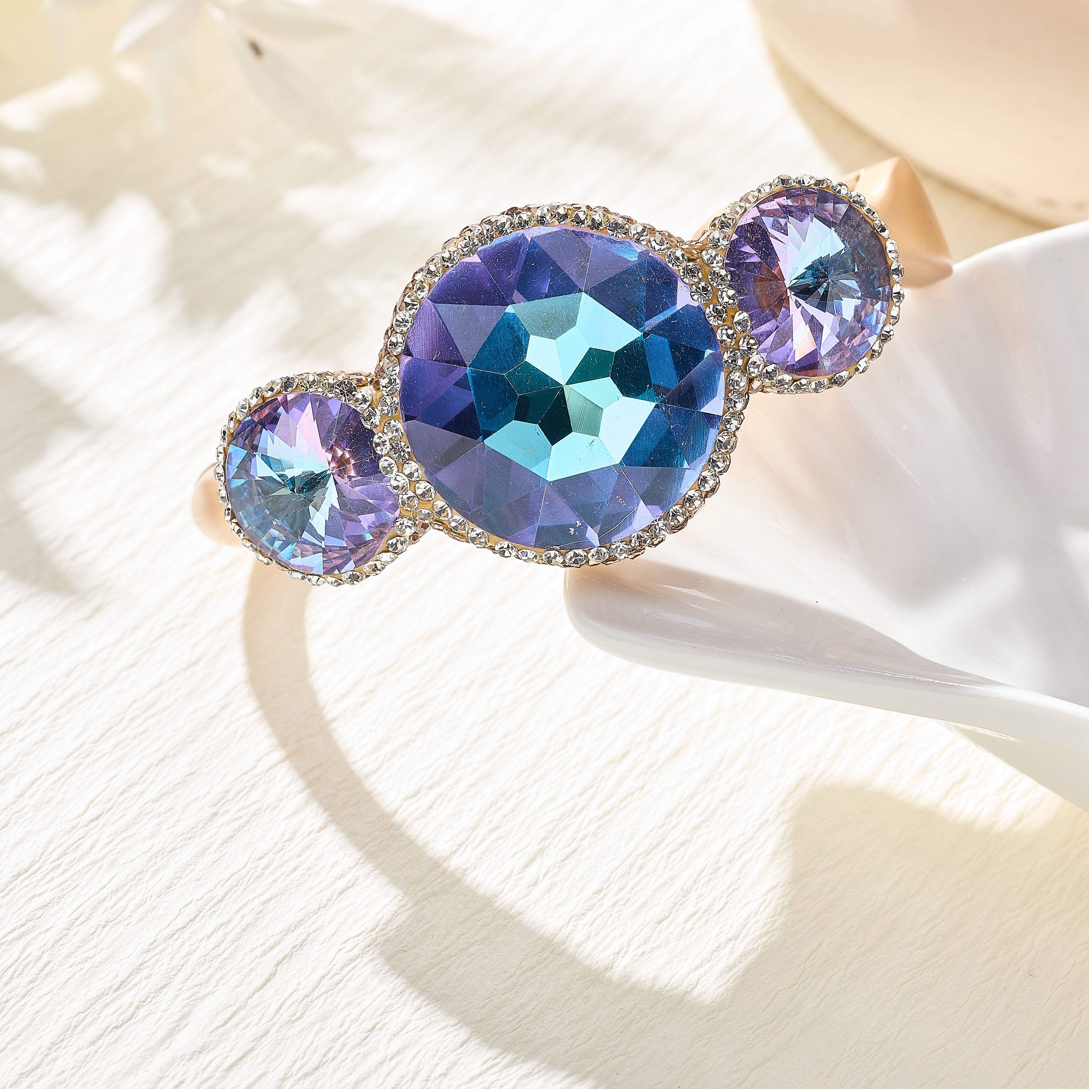 Round Crystal Handmade Bracelet B4366