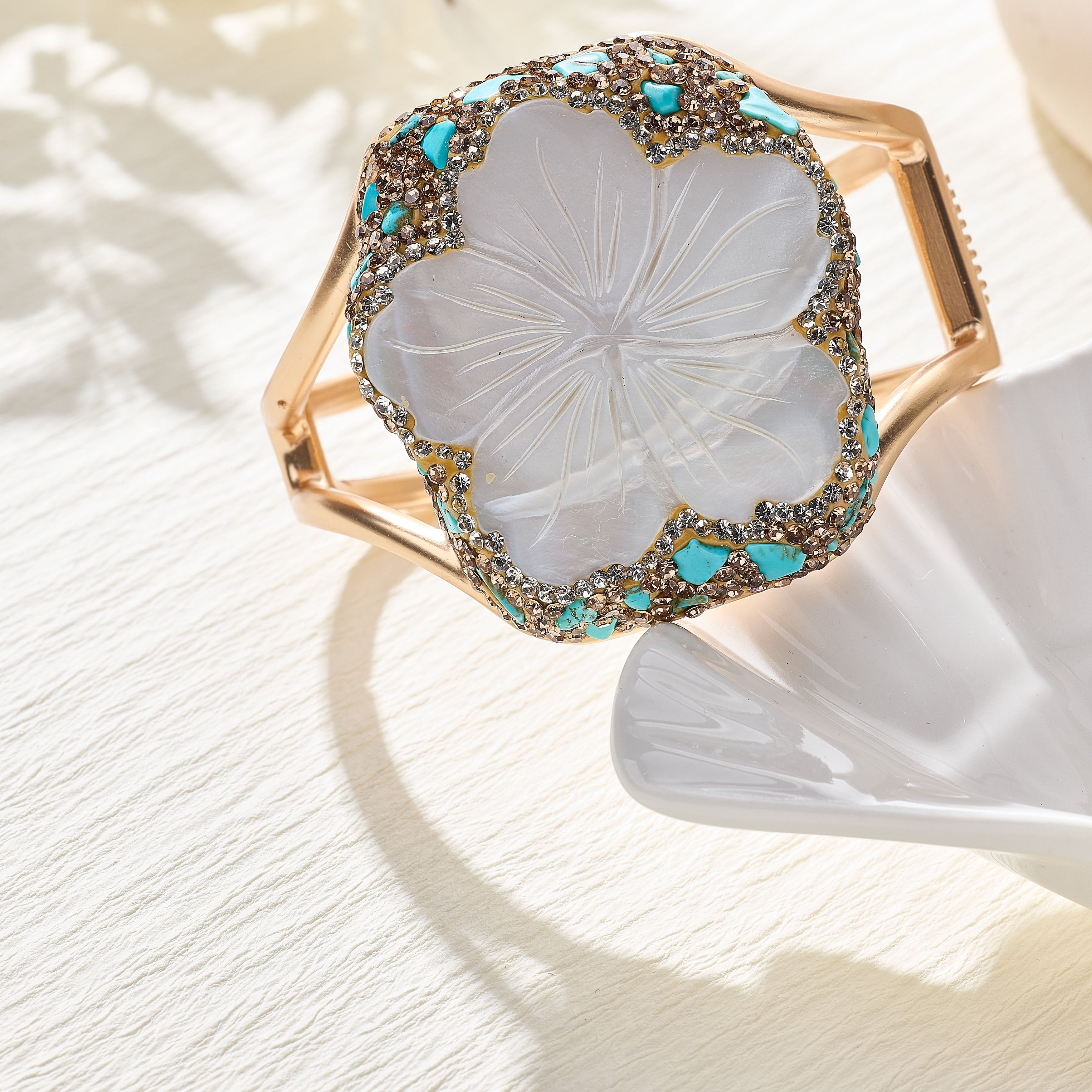 Flower Shell Stone Bracelets B4370