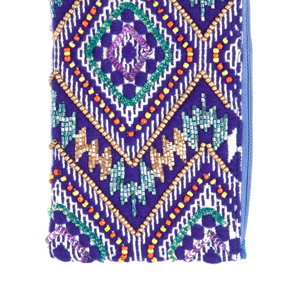 Geometric Shape Beaded Crossbody Bags BI-1141